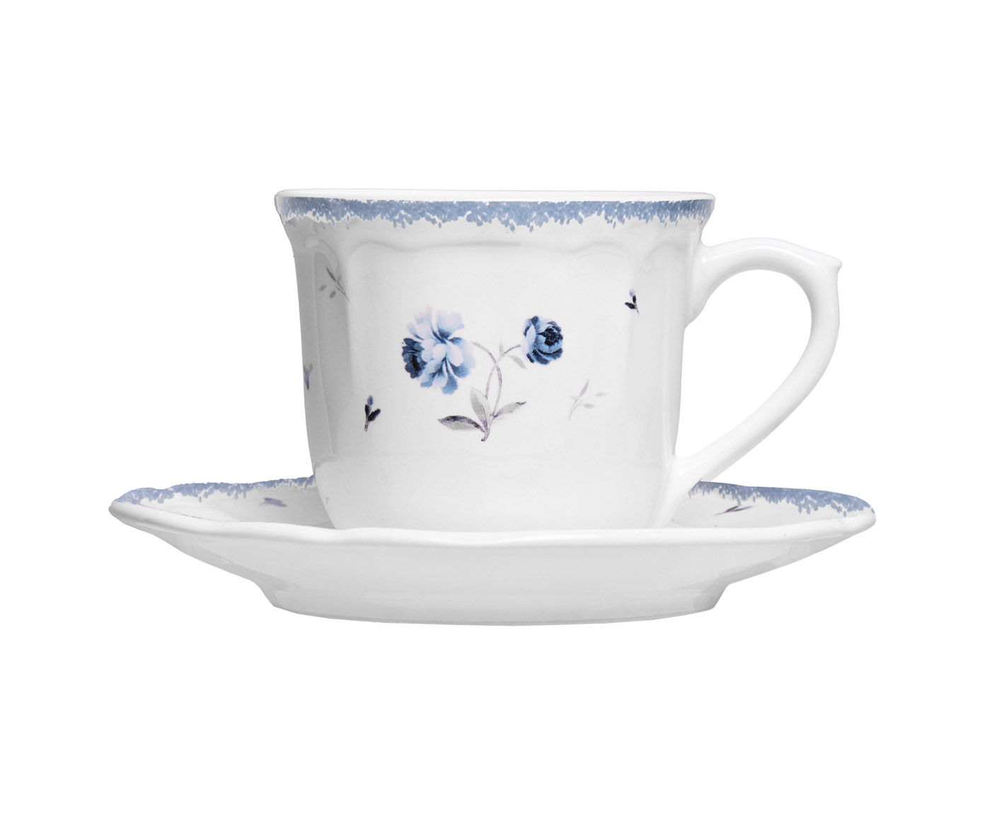 X&iacute;cara para Caf&eacute; com Pires Florescer Azul - image 0