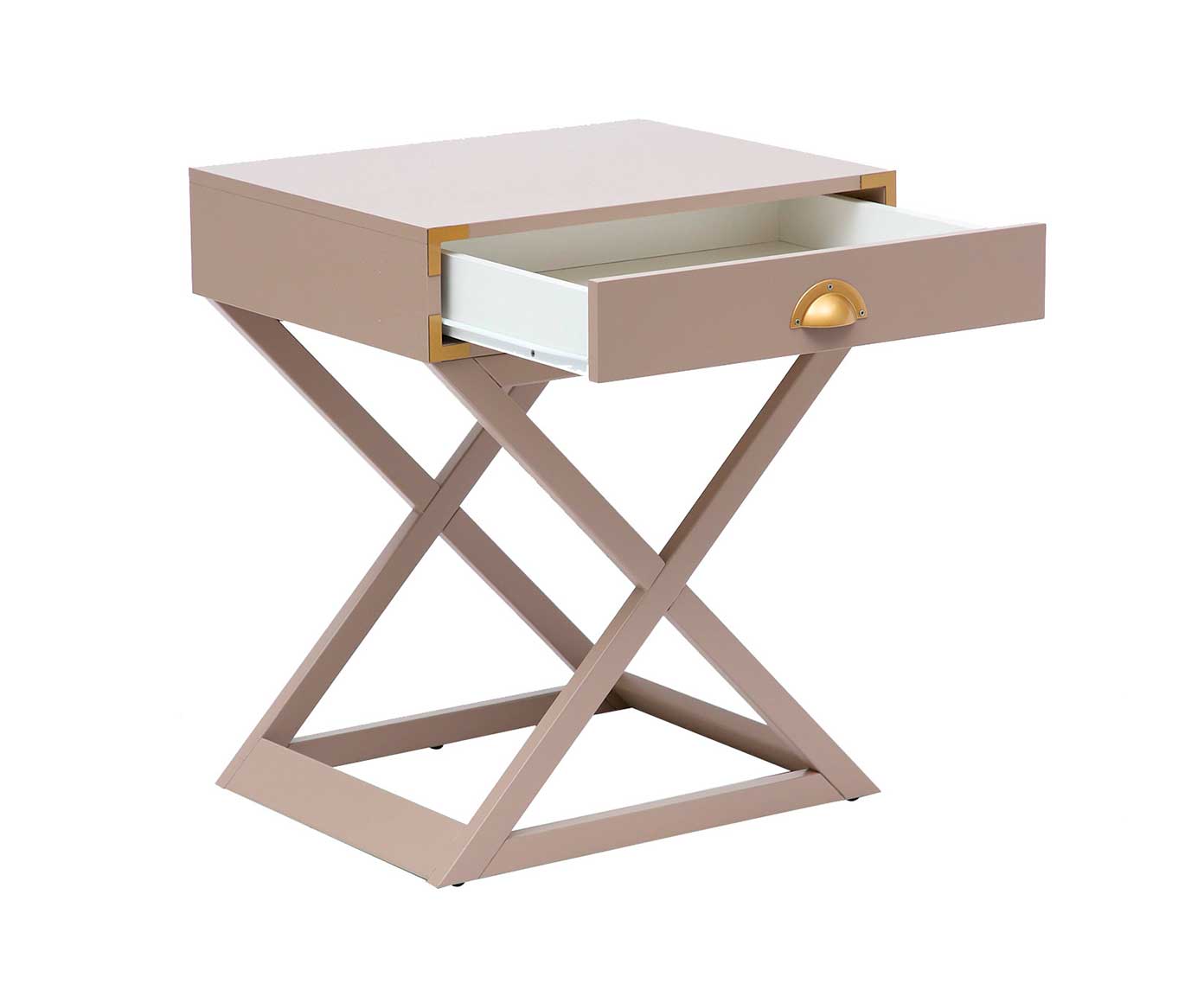 Mesa de Cabeceira Cross Burlywood - Taupe image number 3