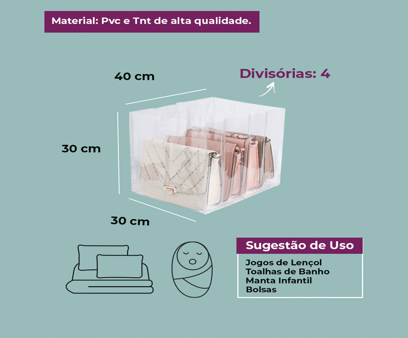 Jogo de Organizadores Completo Premium Beb&ecirc; image number 9