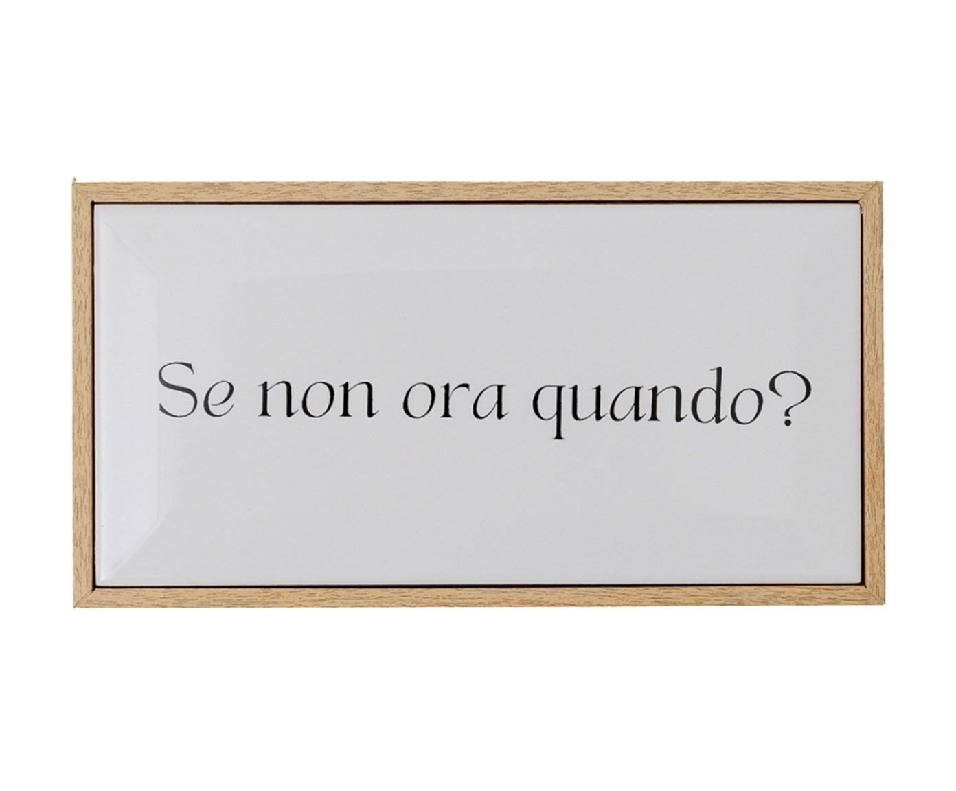 Azulejo Decorativo com Moldura "Se non ora" - image 0
