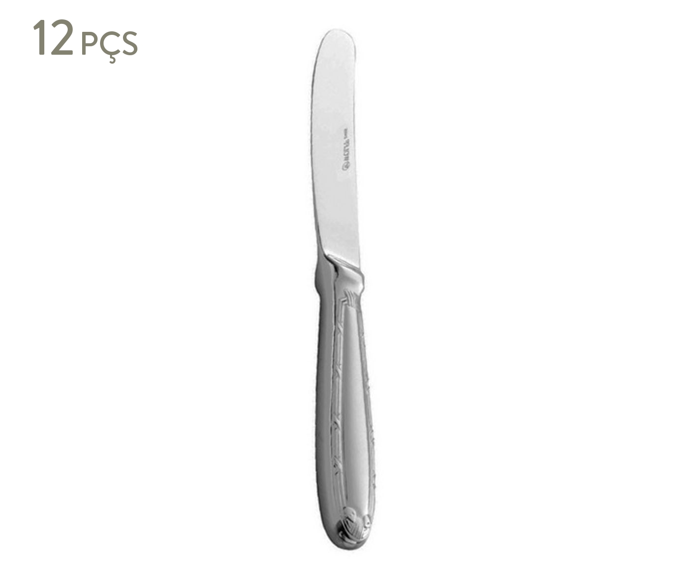 Jogo de Facas para Sobremesa em Inox Crois&eacute; Oco - image 0