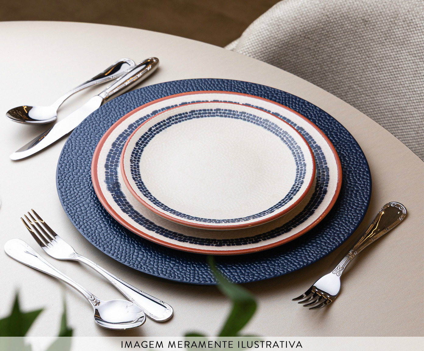 Jogo de Colheres de Mesa em Inox Crois&eacute; image number 7