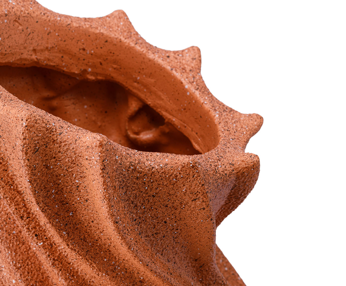 Vaso Cer&ecirc;mico Ciclone Terracota - image 1
