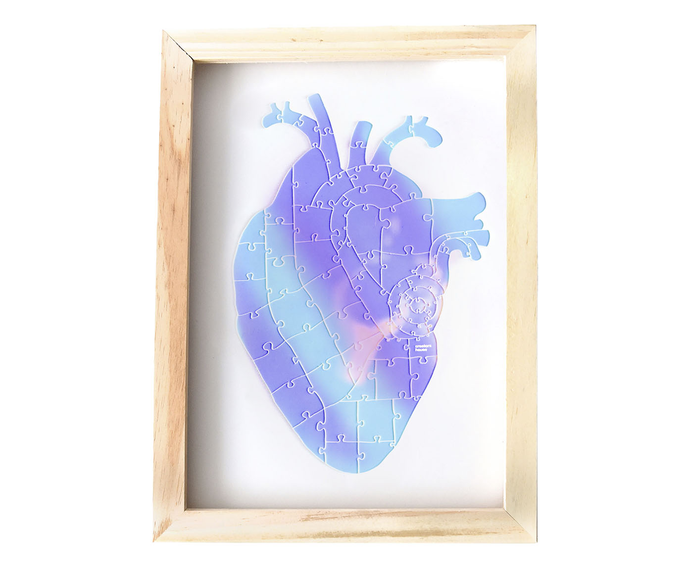 Quebra-Cabe&ccedil;a Heart Hologr&aacute;fico com Moldura - image 0