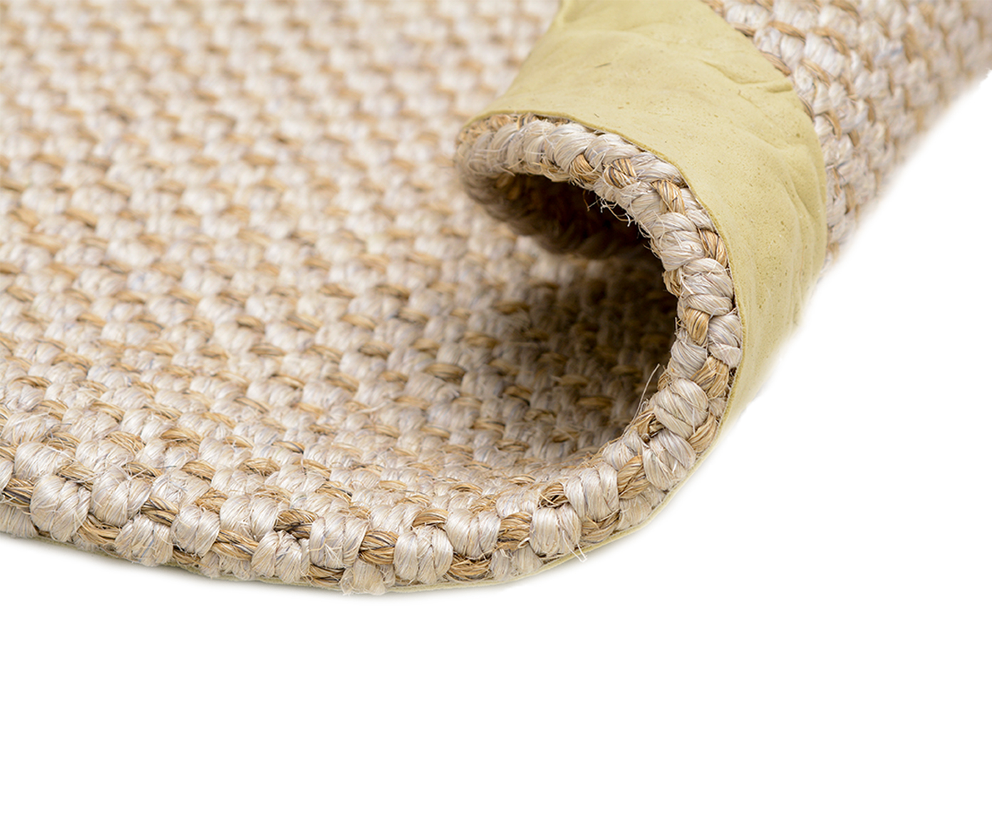 Tapete Redondo em Sisal com Dobra Virada Naturali - Mhd image number 3