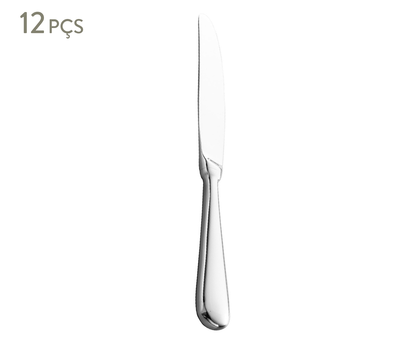 Jogo de Facas para Mesa em Inox Lugano Oco - image 0