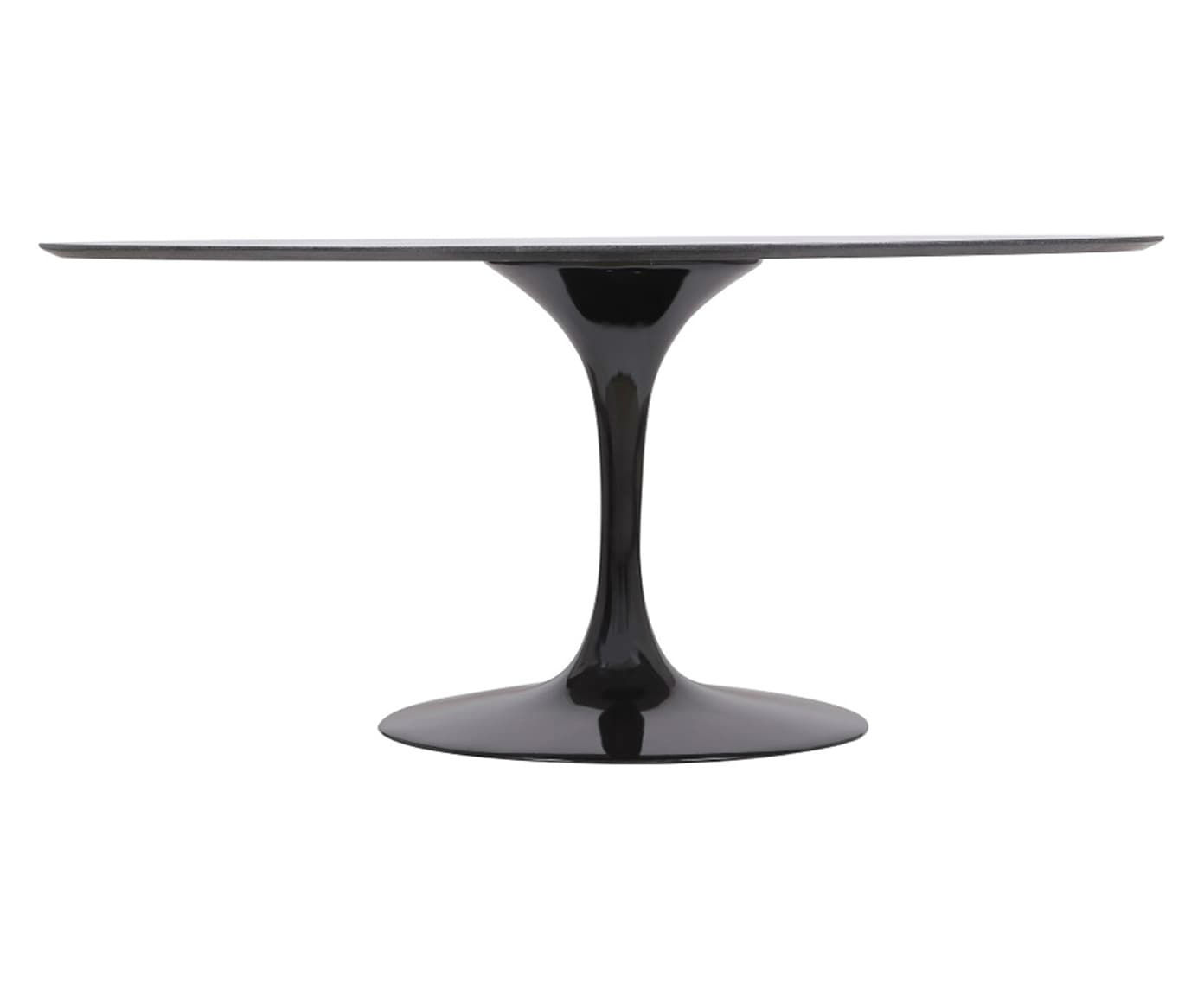 Mesa Saarinen Oval S&atilde;o Gabriel Base Preta image number 4