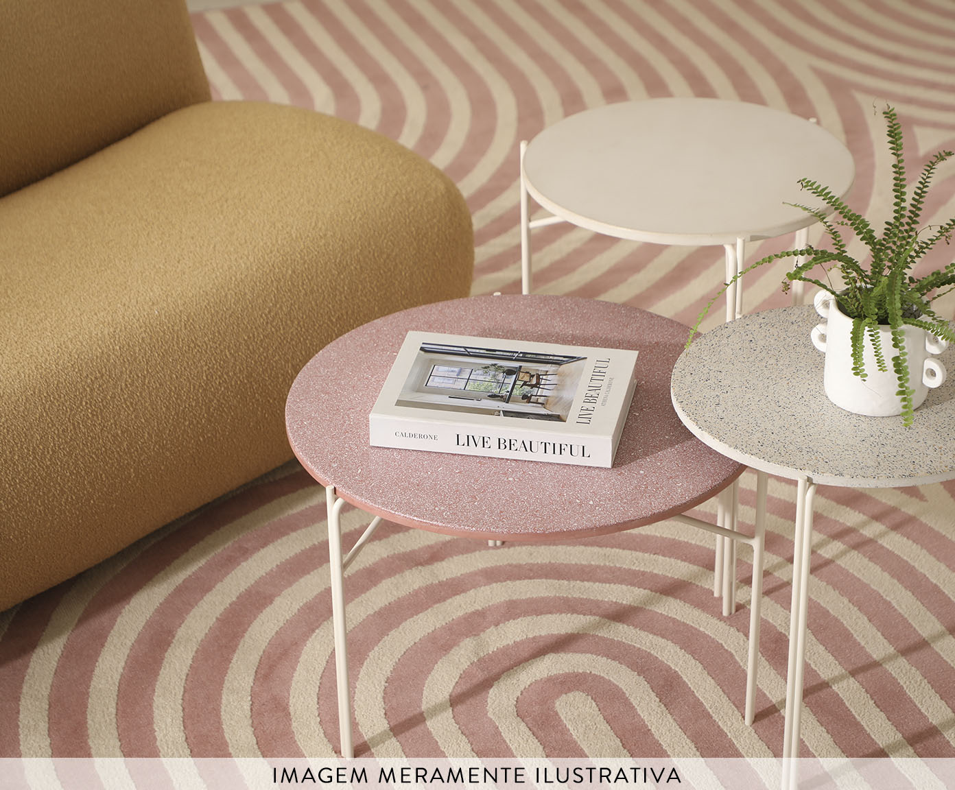 Mesa Lateral Fit Concreto Areia image number 7