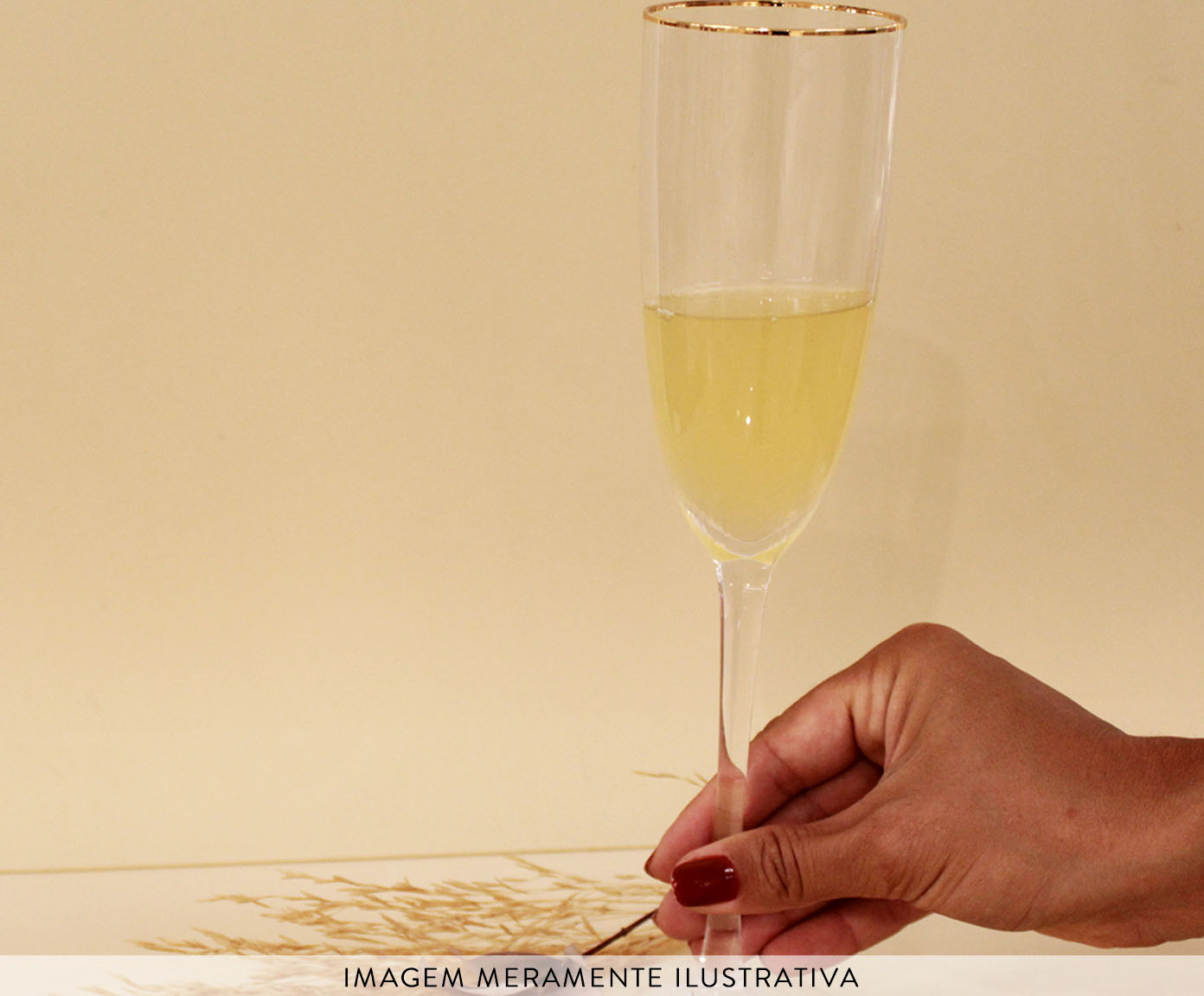Ta&ccedil;a de Champagne Canelada Clear Glam image number 3
