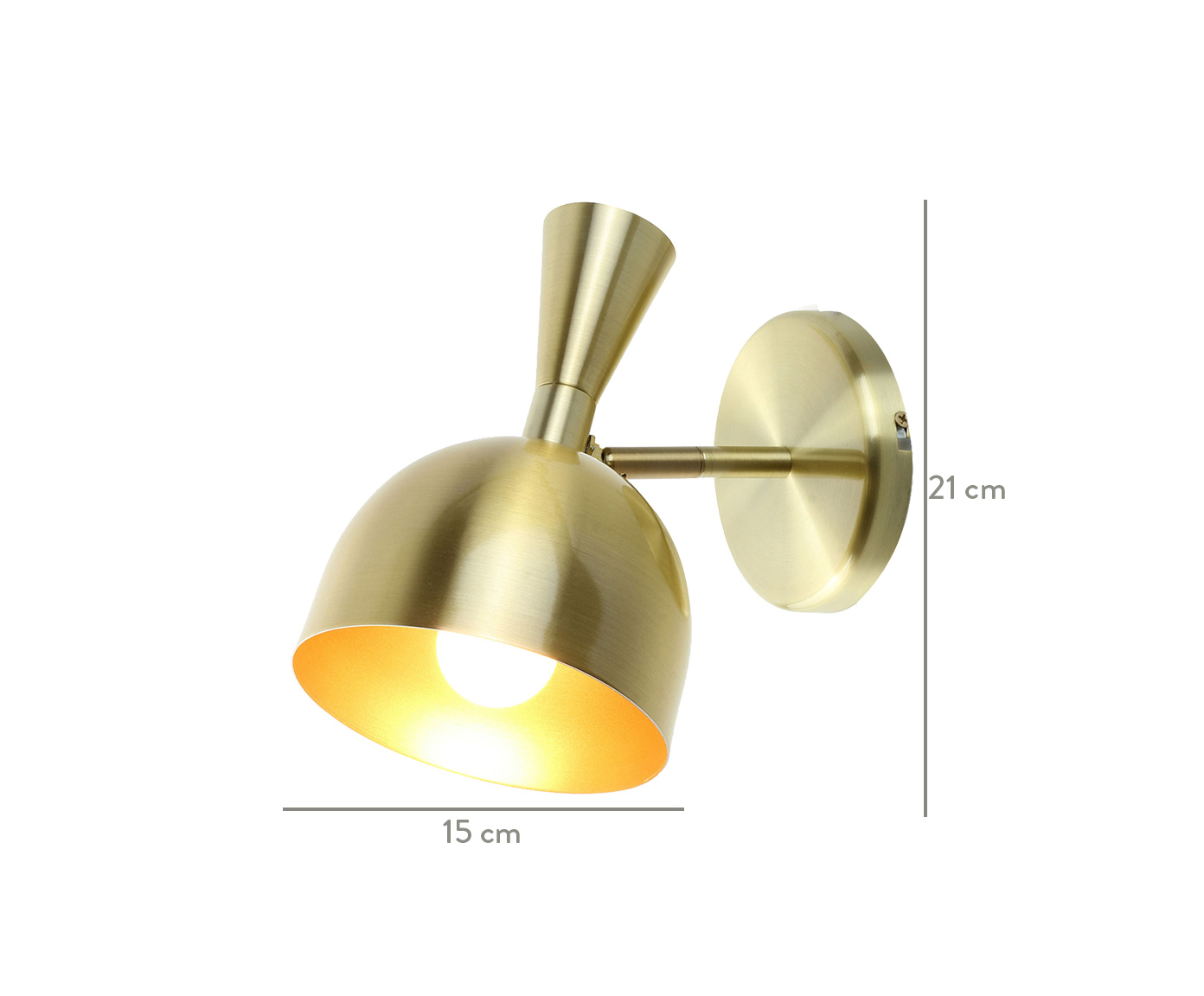 Arandela Catherine Dourado - Bivolt image number 2
