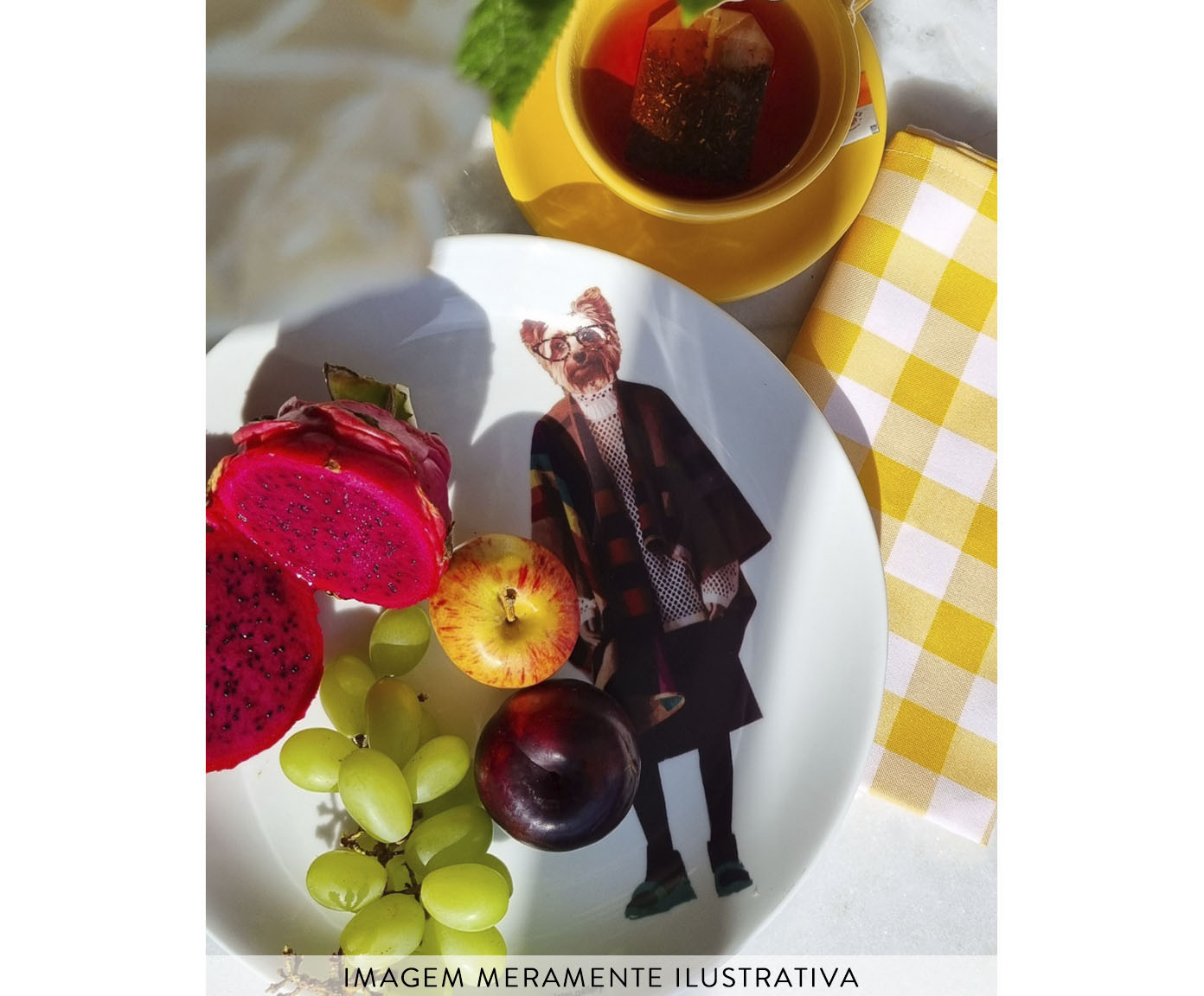 Prato de Porcelana Yorkshire Fashion Nick image number 3
