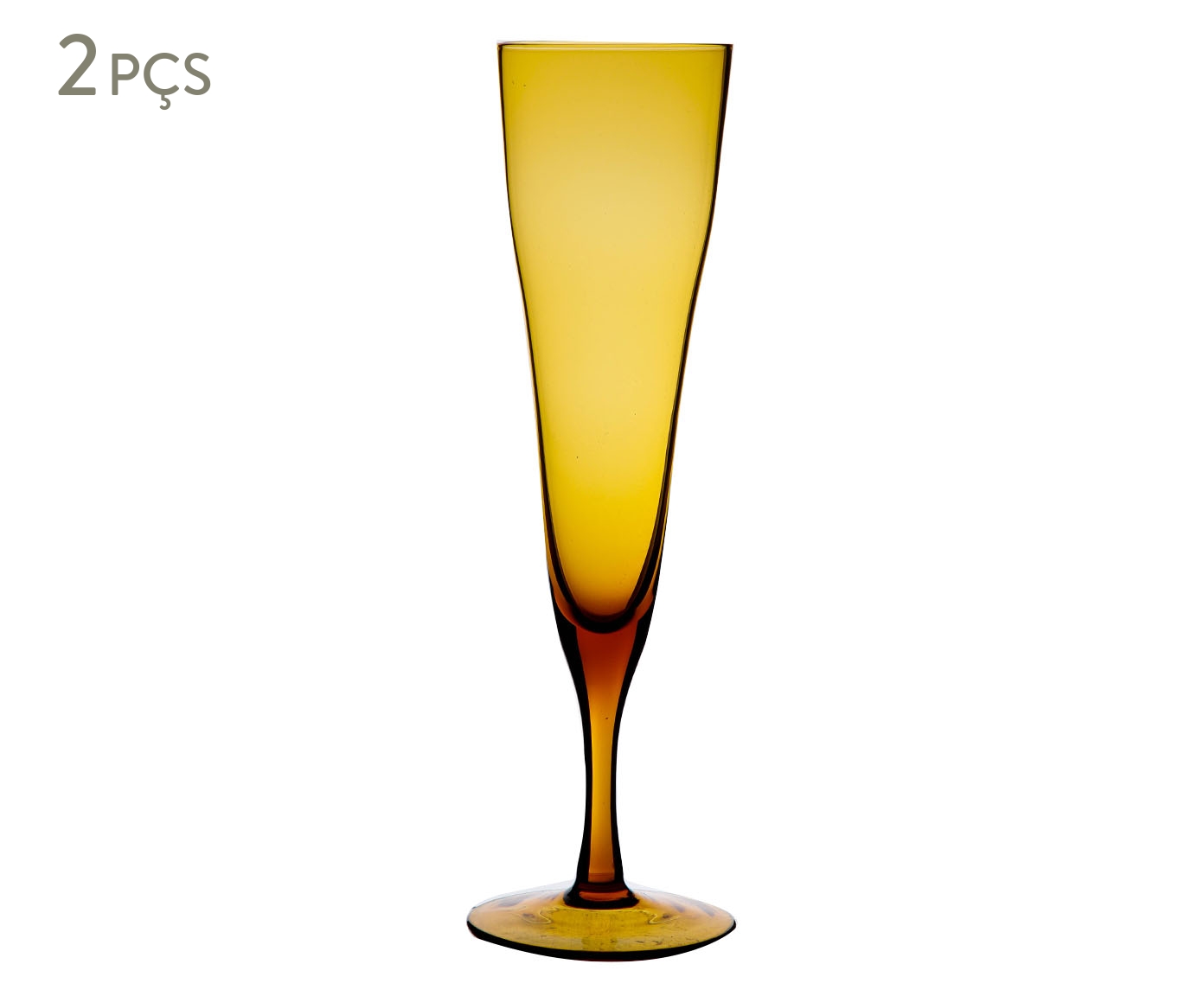 Jogo de Ta&ccedil;as de Champagne &Acirc;mbar - image 0