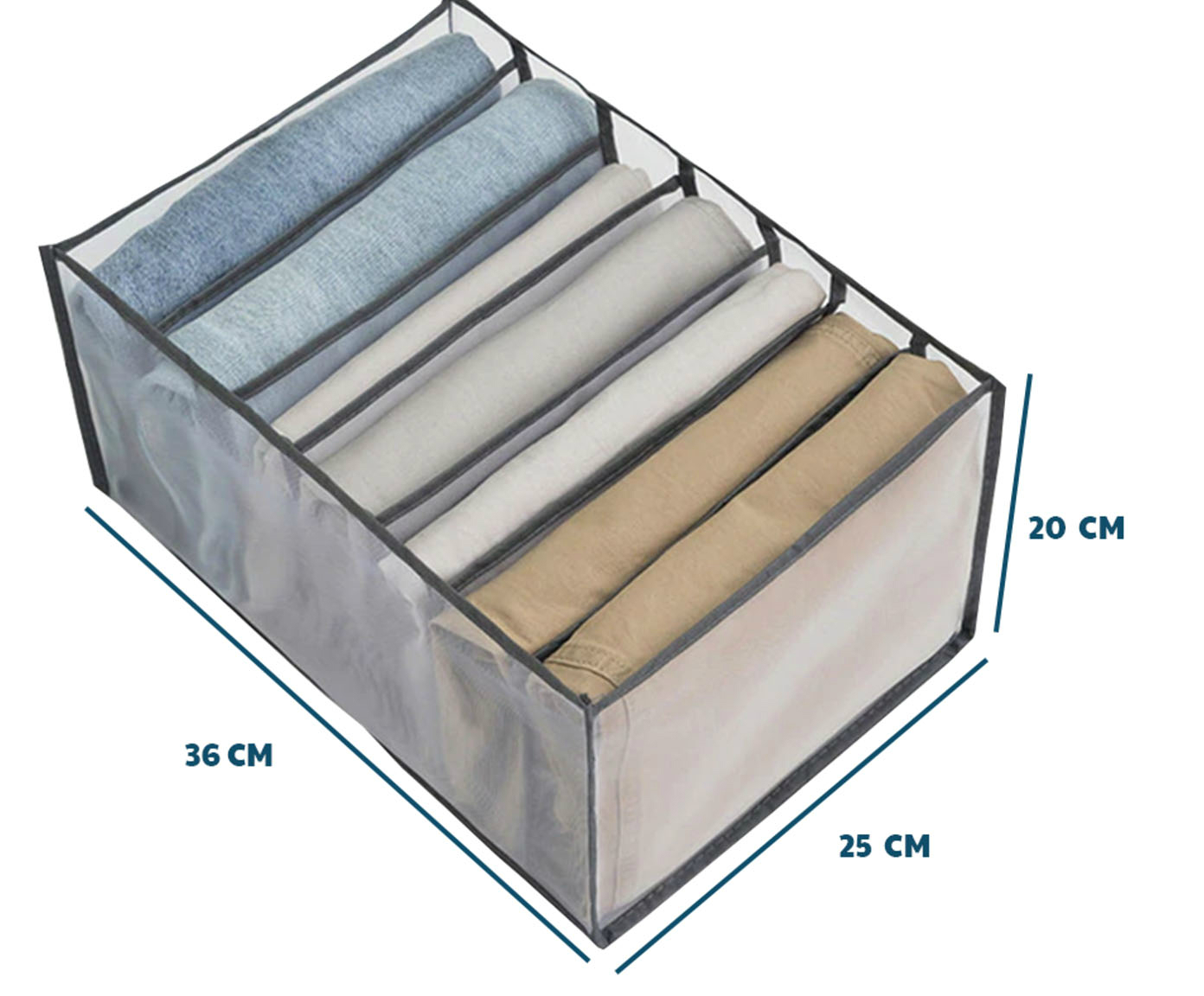 Organizador Tela G Cinza - image 1