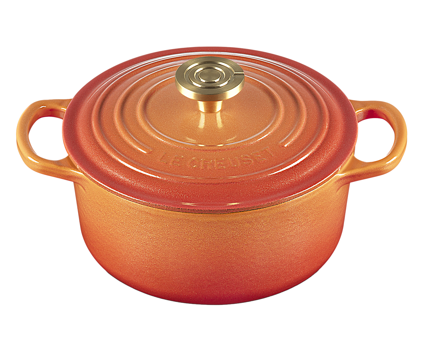 Panela Oval com Pegador Dourado Signature Flamme Dor&eacute;e - 18cm - image 0