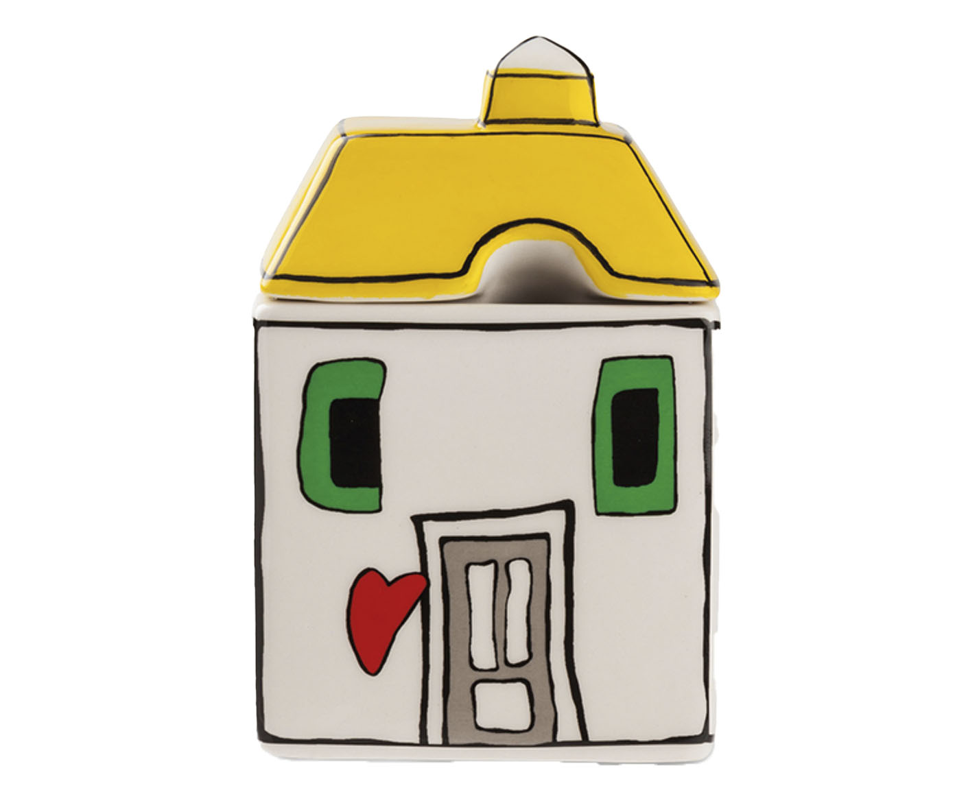 A&ccedil;ucareiro em Porcelana Le Casette Amarelo - image 0