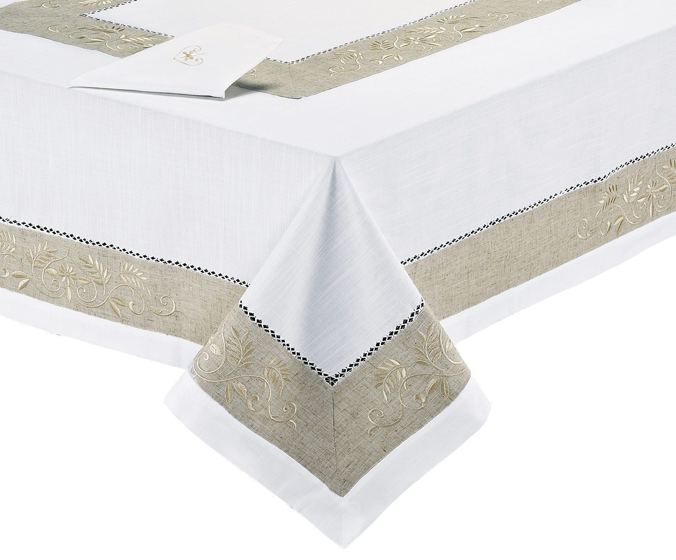 Toalha de Mesa Castro - Branco - image 0