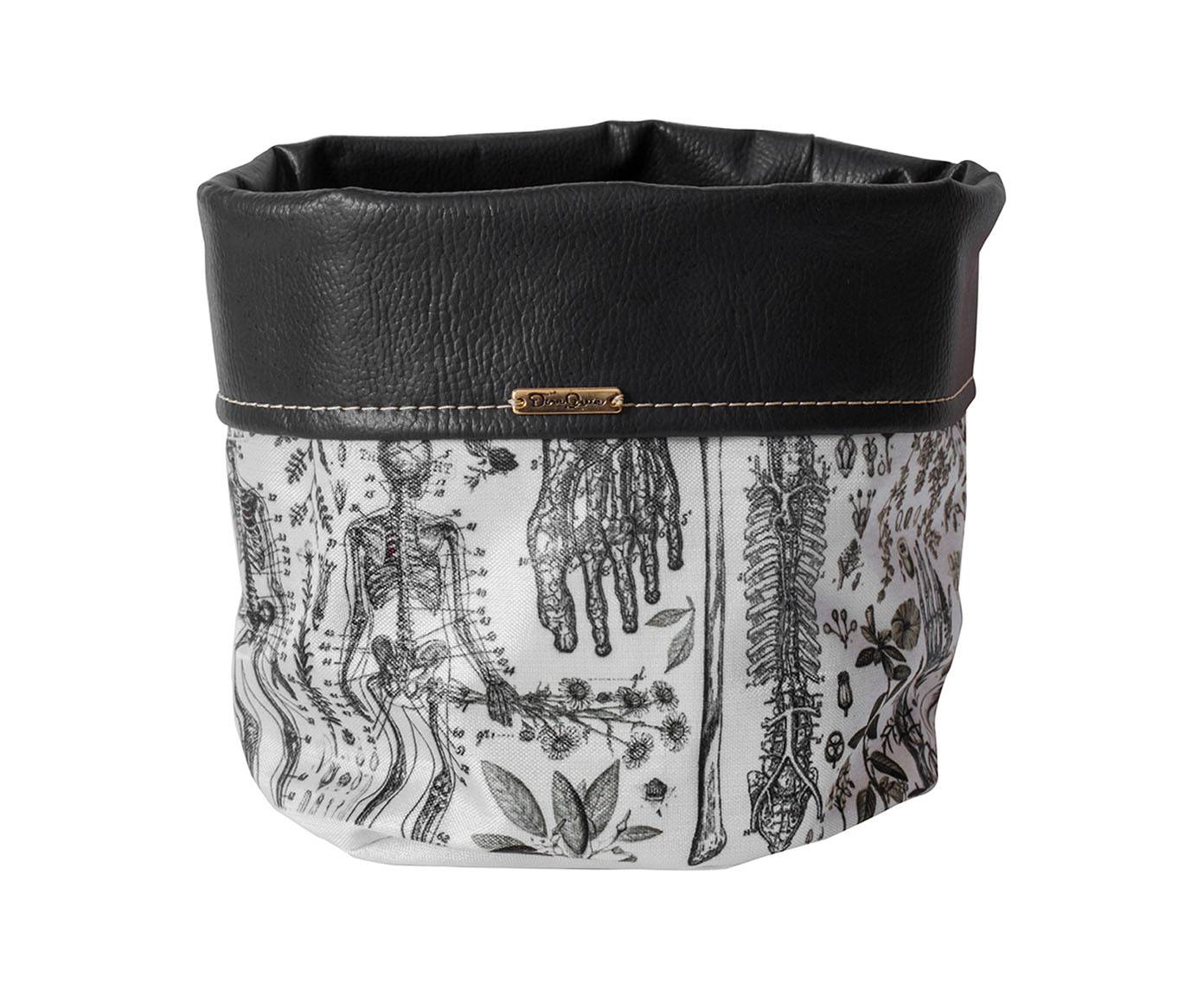 Cachepot em Couro Esqueleto - image 0