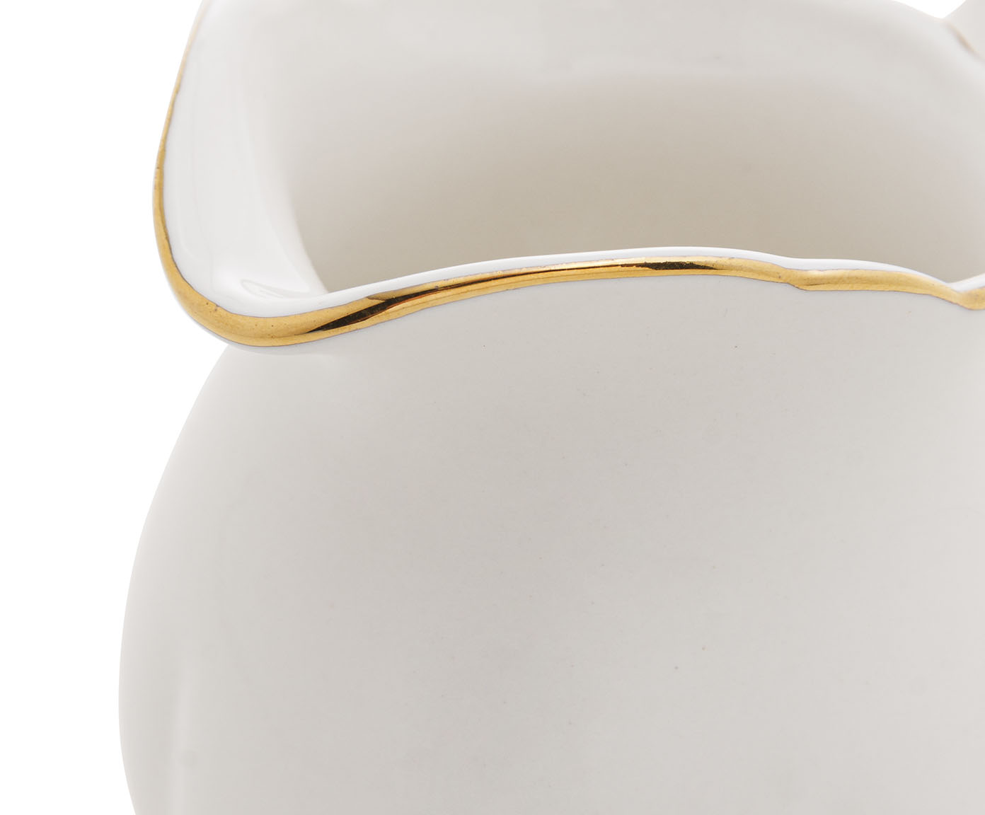 Leiteira de Porcelana Birds Branco image number 4