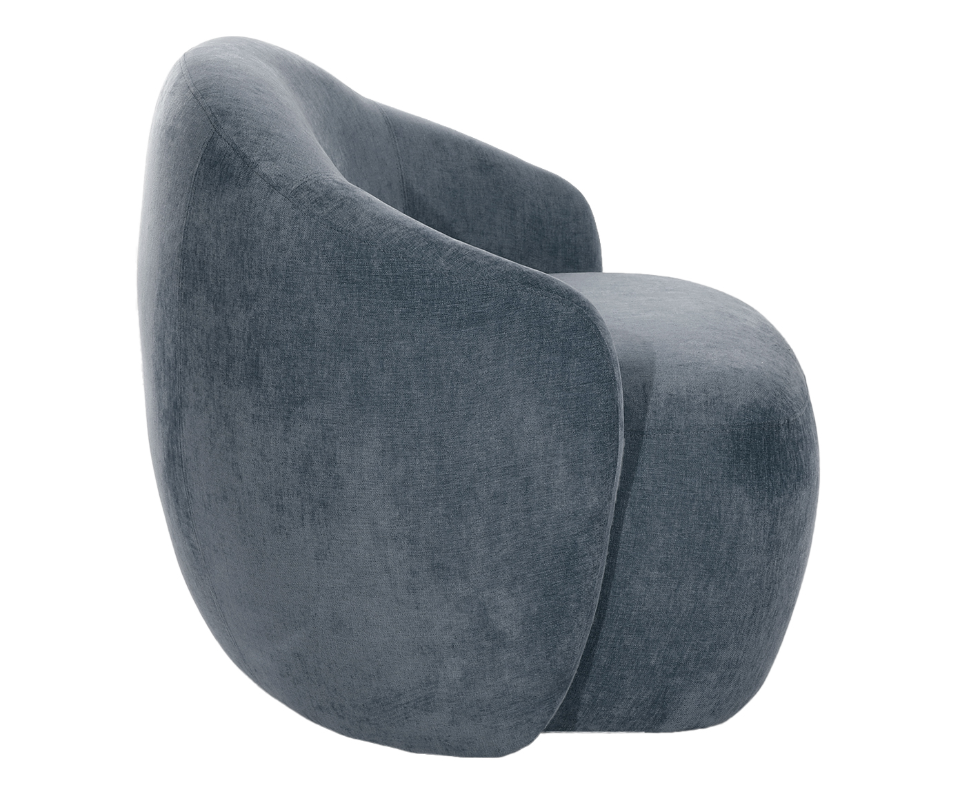 Poltrona Orin Veludo Azul - image 1