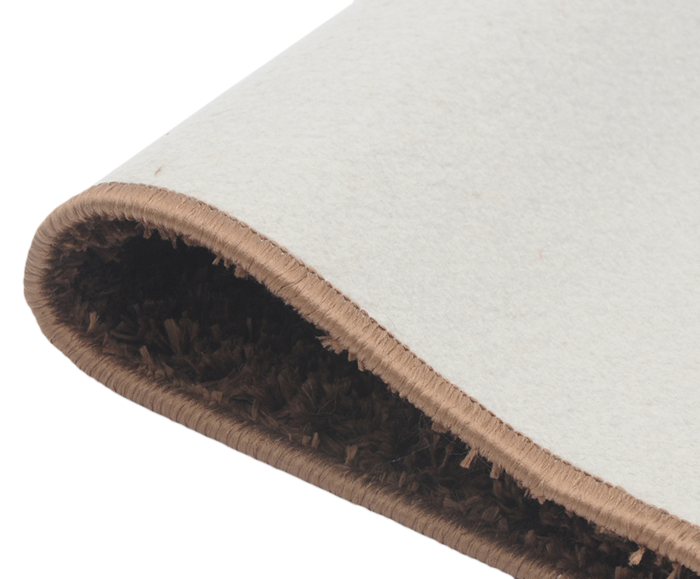 Passadeira Shaggy Corredor Smooth Castor image number 3