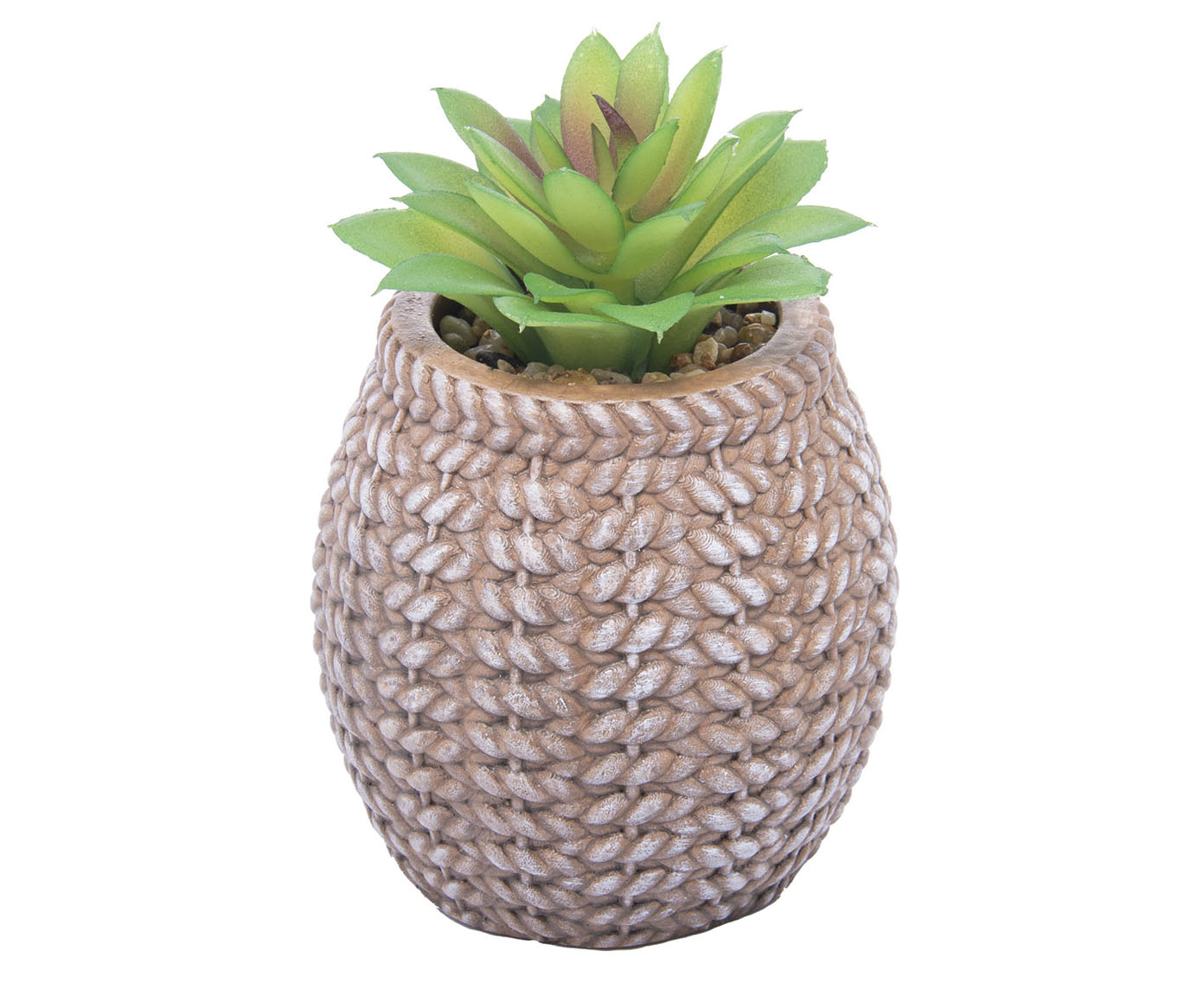 Cachepot Sisal com Suculenta I image number 2