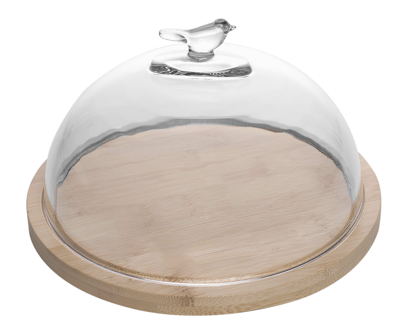 Queijeira com Base de Bambu Bird - image 1