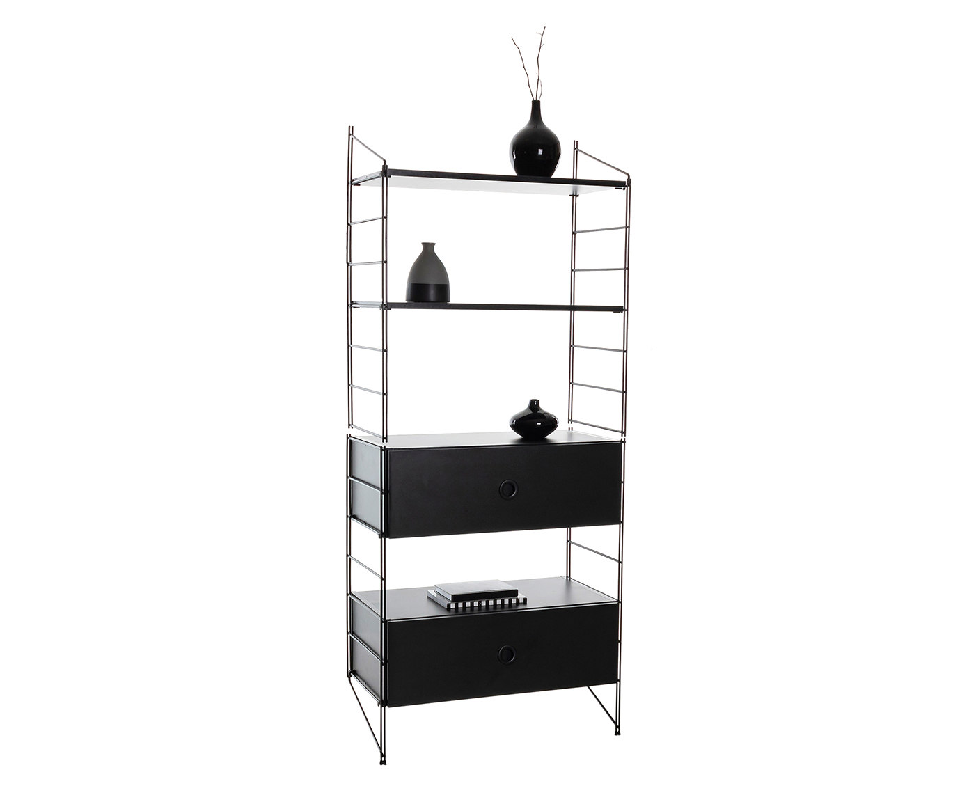 Estante com Gavetas Stella Preto - image 0
