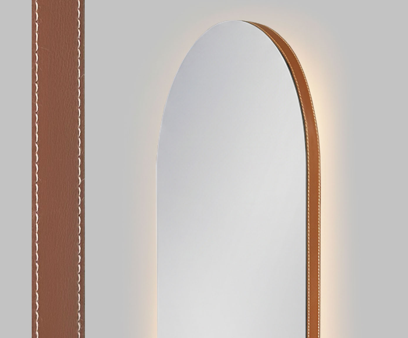 Espelho com Led Smart Doha Caramelo image number 3