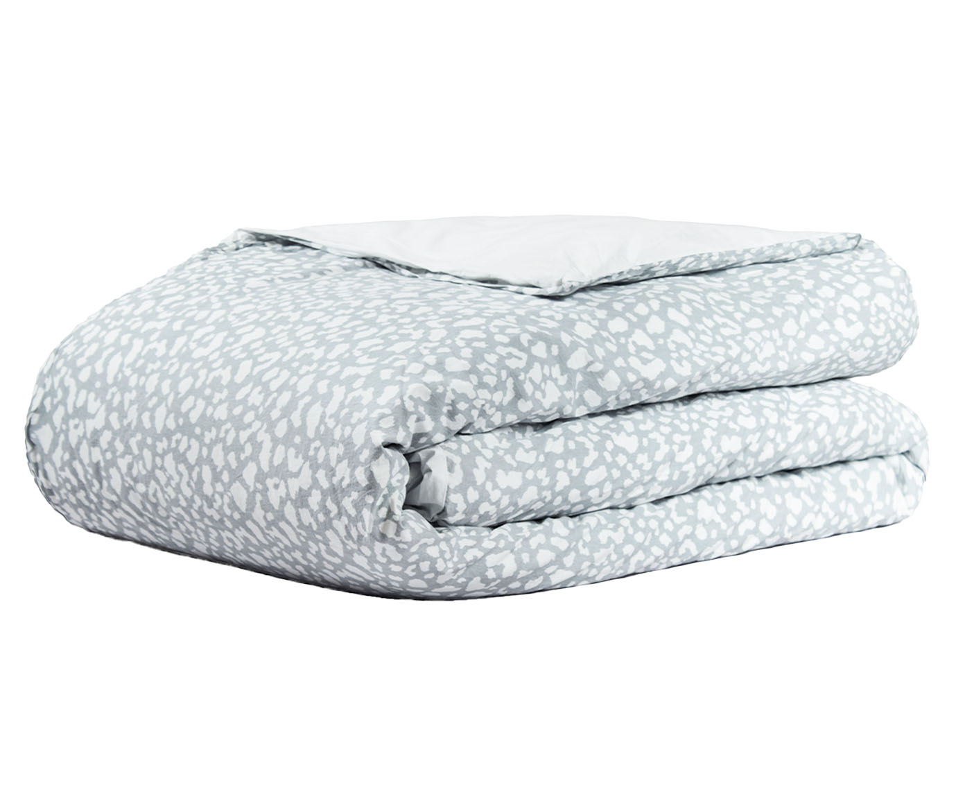 Capa Duvet Tous Les Jours Estampado On&ccedil;a Cinza - image 0