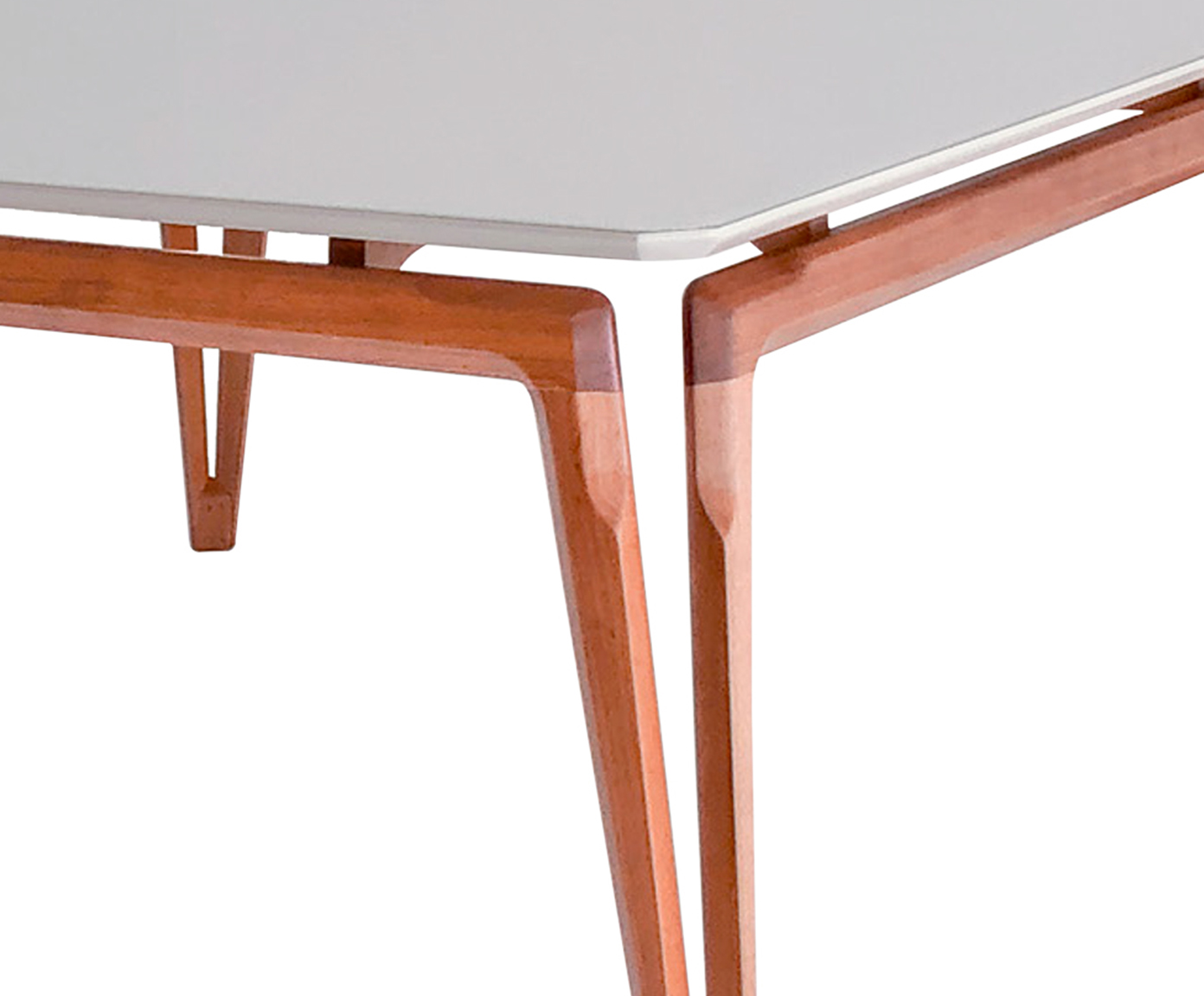 Mesa de Jantar Retangular Maju - Branco - image 1