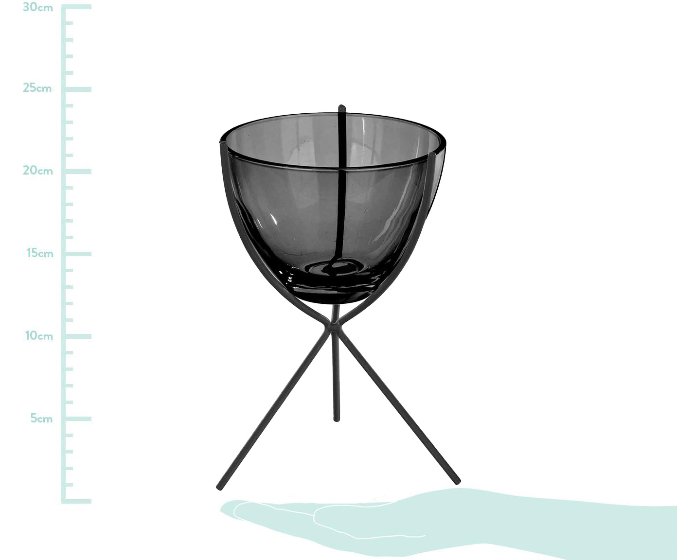 Porta-Vela Saundra - Preto - image 1