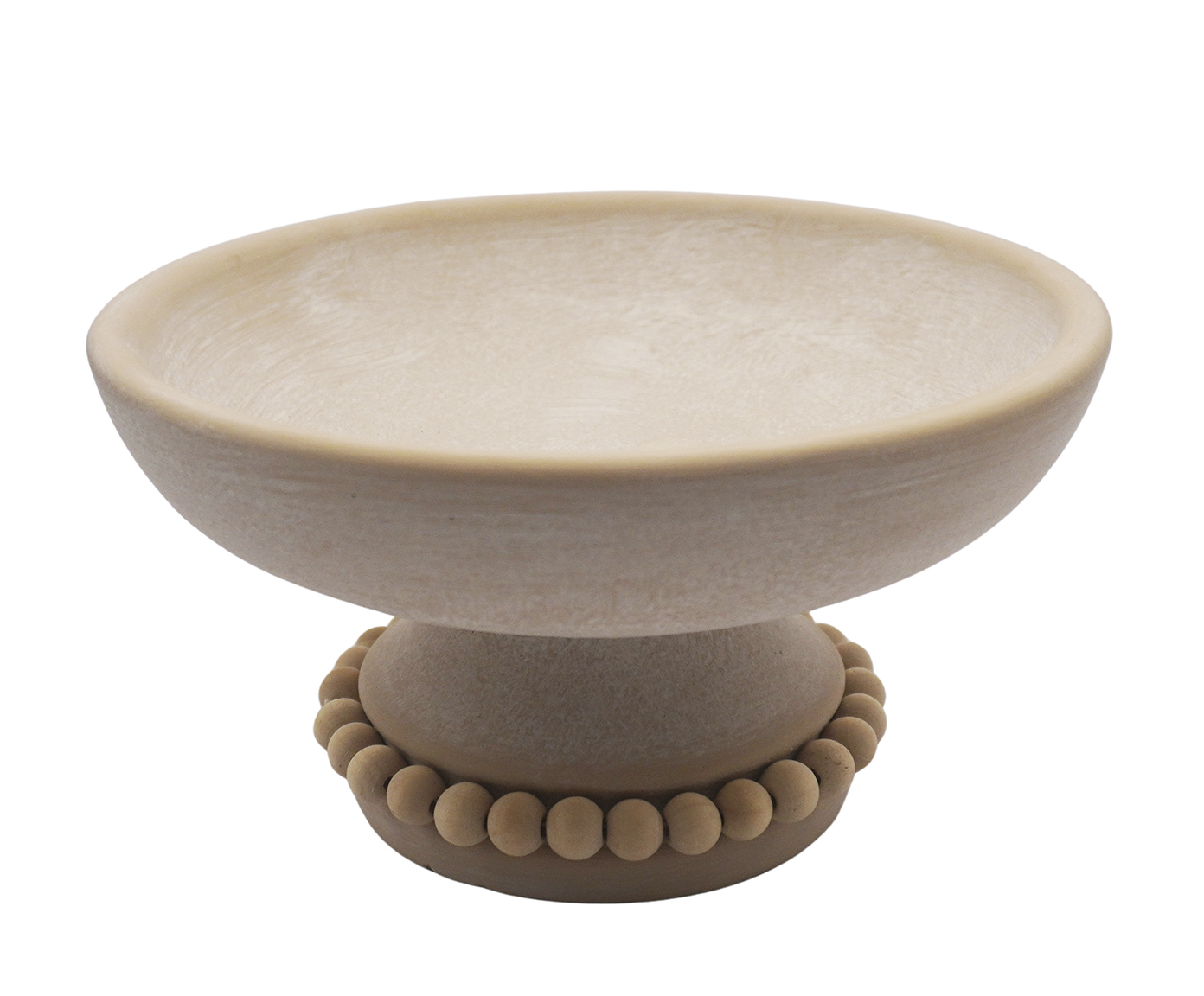 Centro de Mesa com Pe Sand Branco Pequeno - image 0