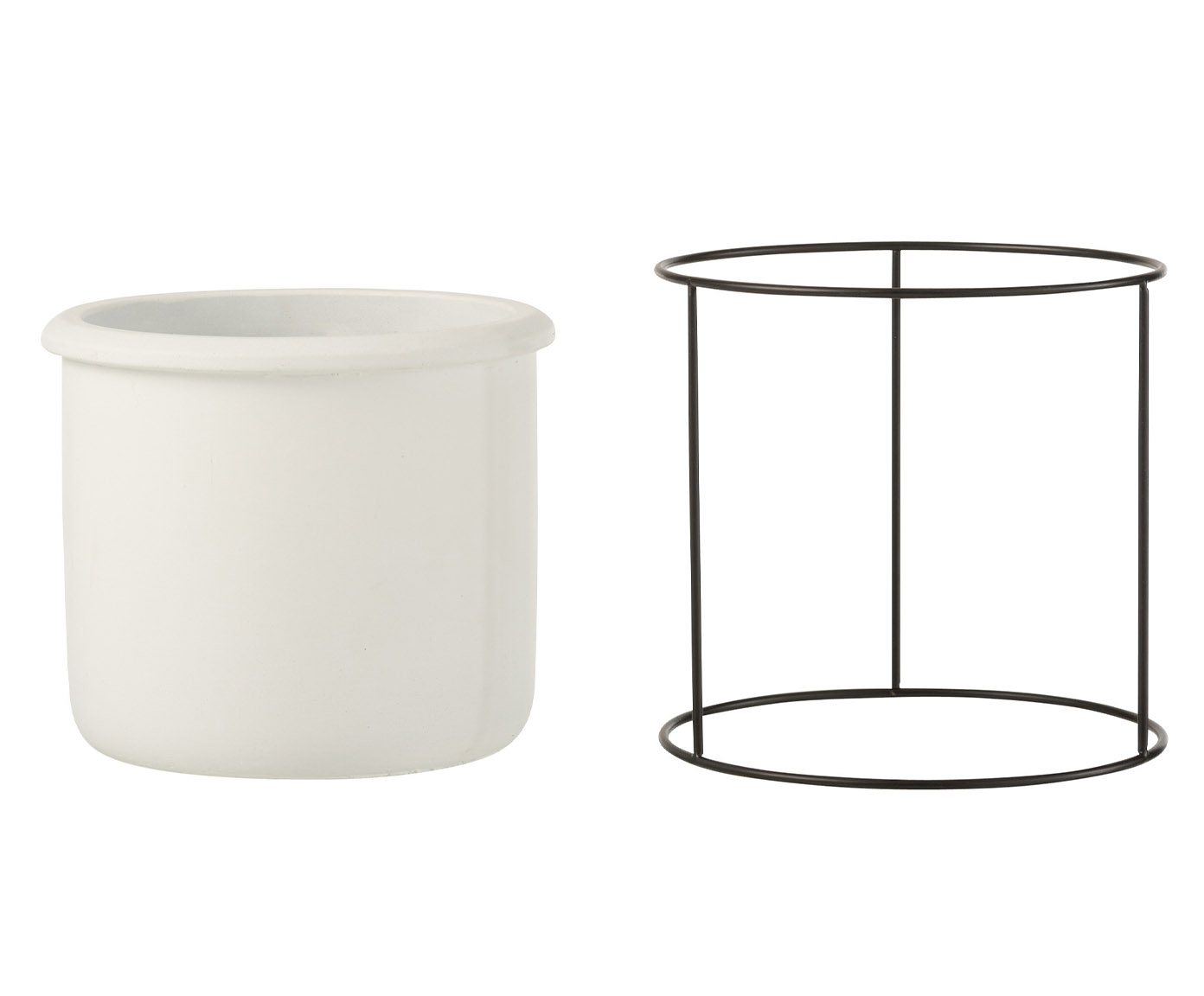 Cachepot Suspenso Branco - image 1