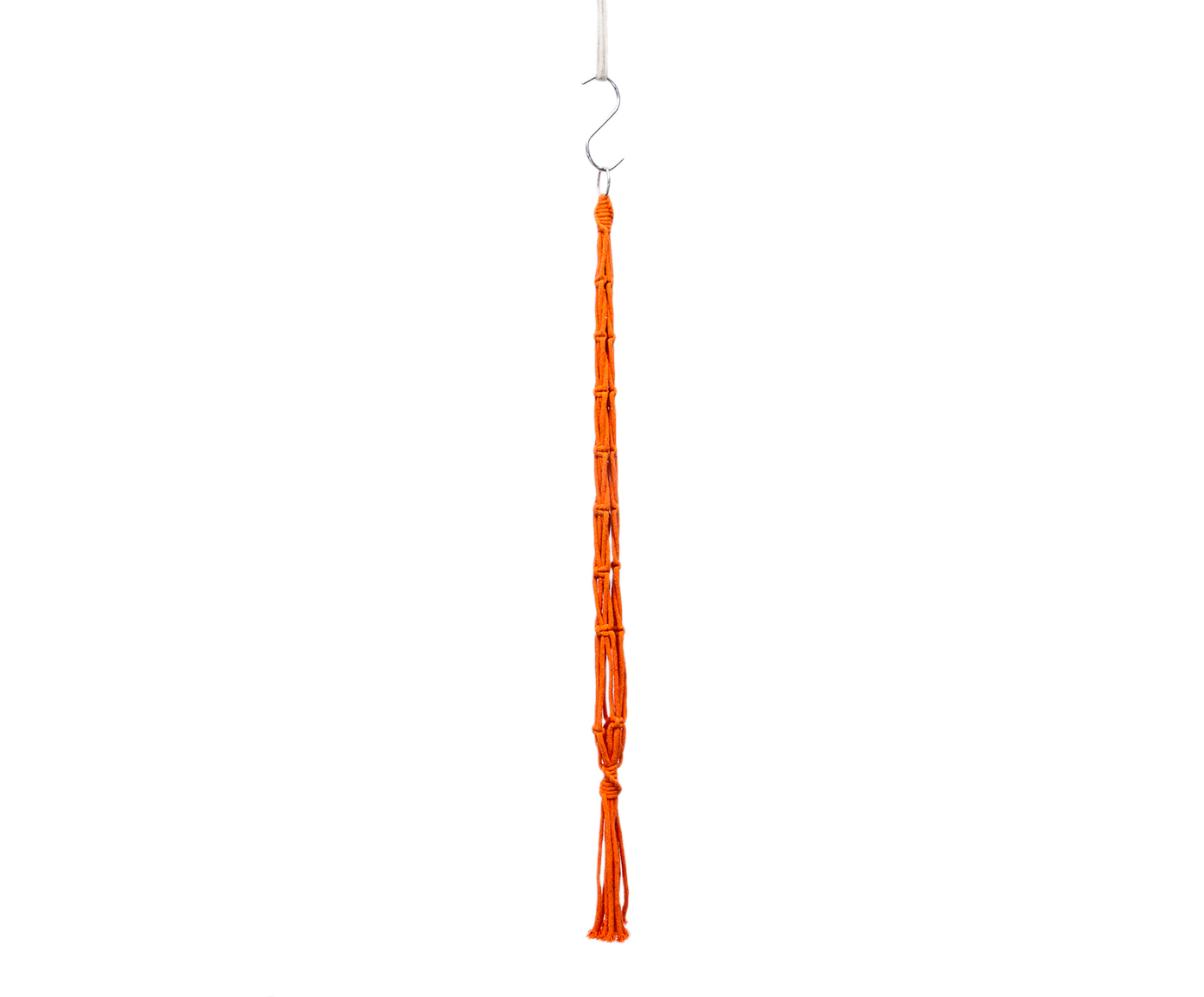 Hanger em Macram&ecirc; Summer Laranja - image 1