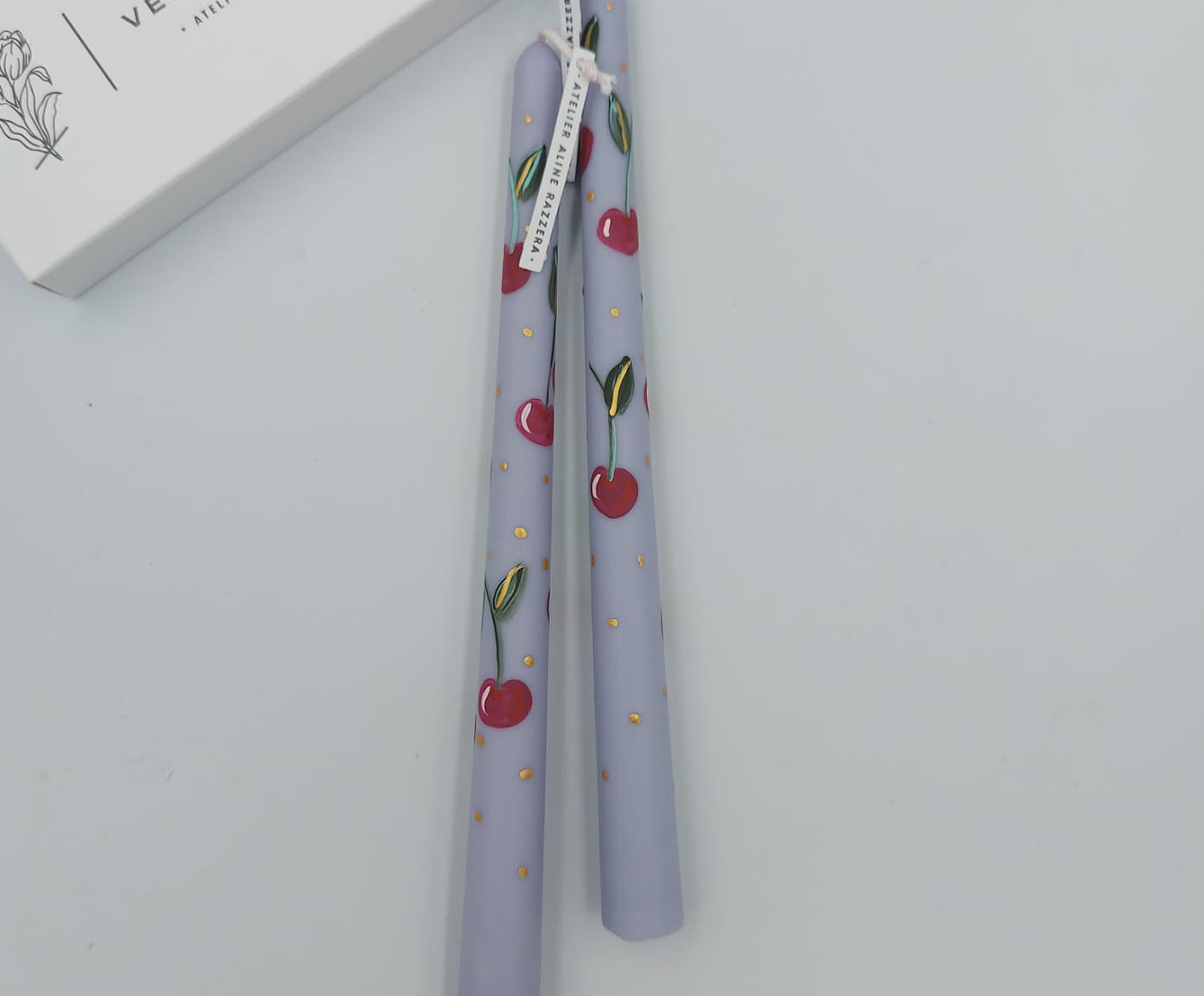 Velas para Casti&ccedil;al Cherry Lilac - 2 pe&ccedil;as - image 1
