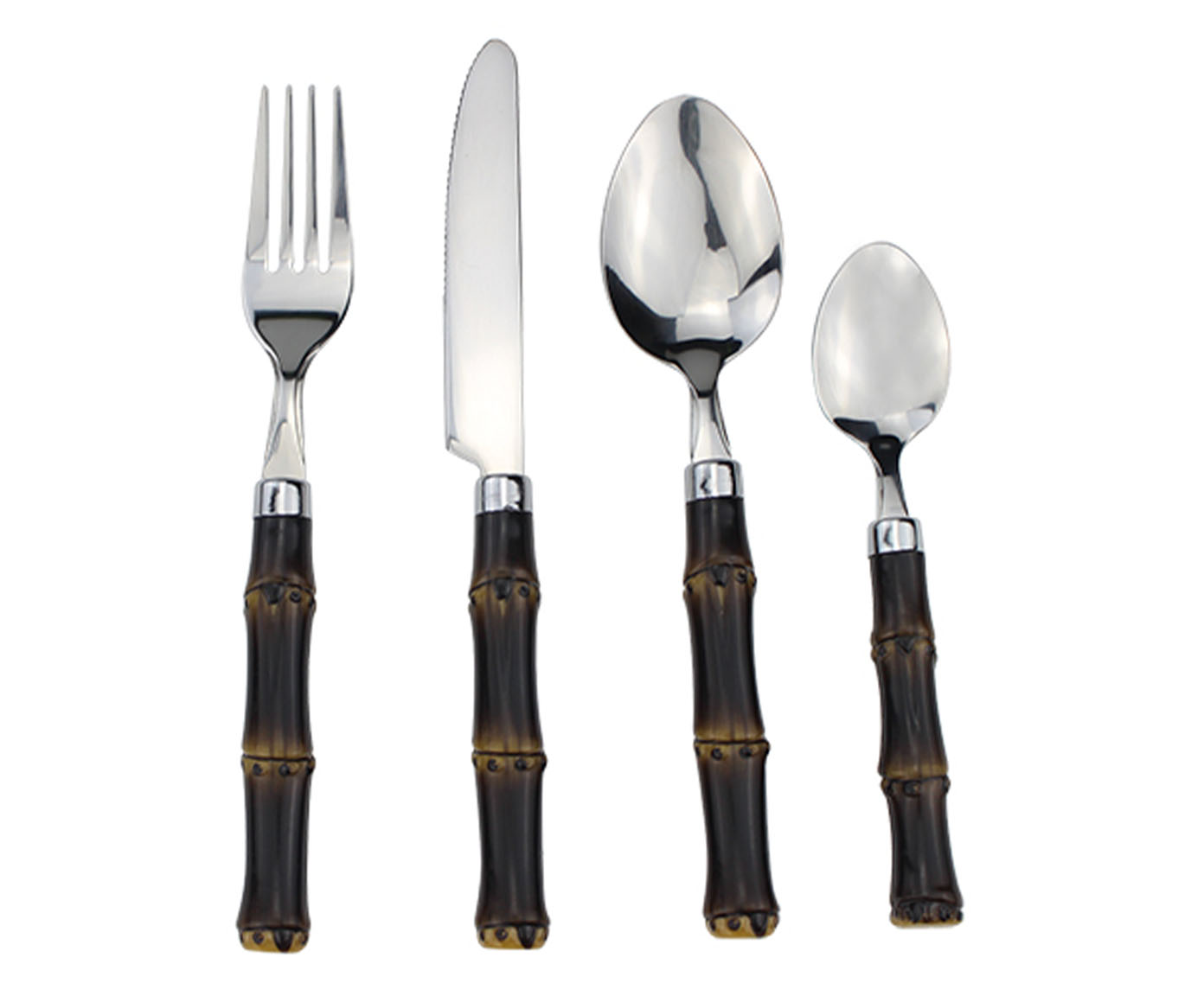 Faqueiro em Bambu e Inox Pacsi - image 0