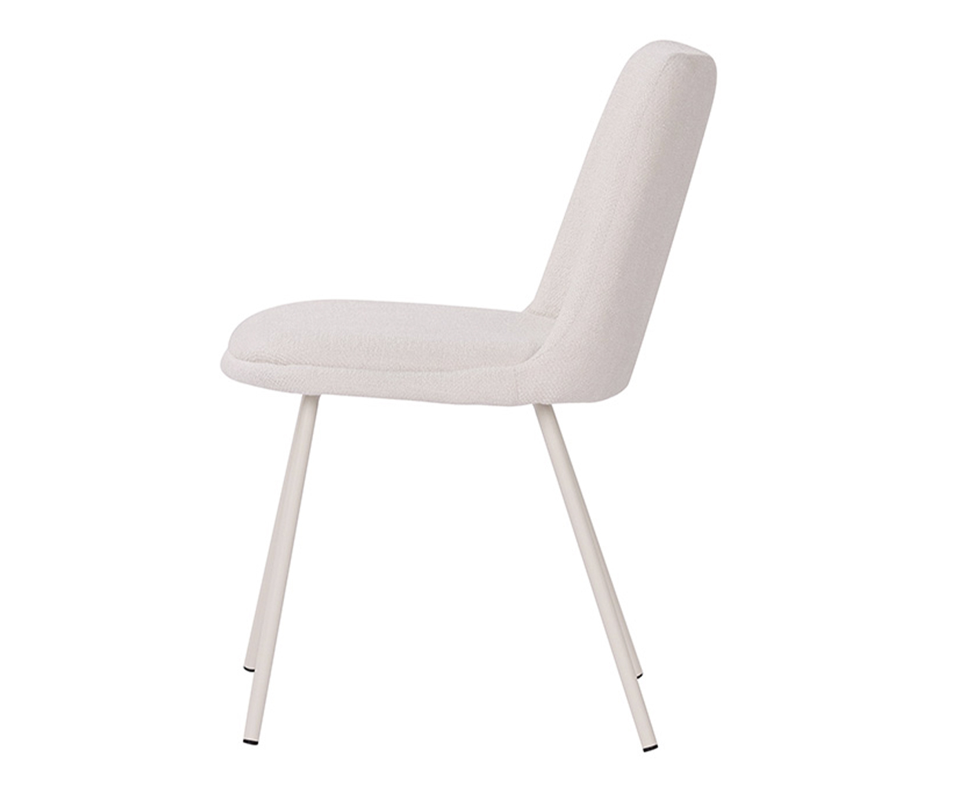 Cadeira Selene Tecido Off White Base Areia image number 2