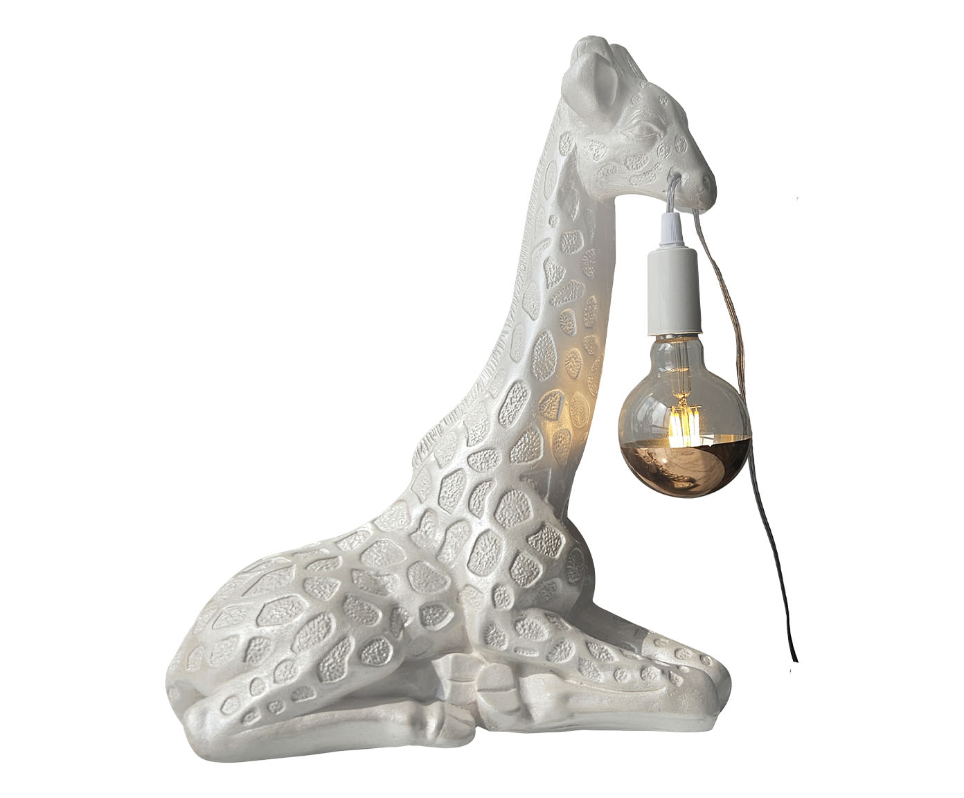 Lumin&aacute;ria Girafa Que Leva Luz P&eacute;rola image number 0