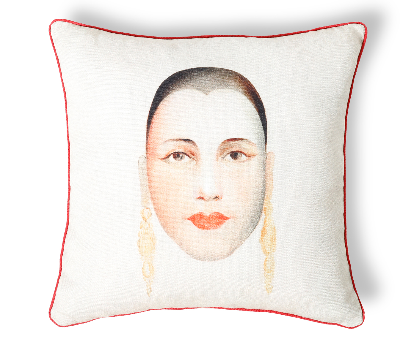Capa de Almofada Estampada Autoretrato de Tarsila do Amaral - image 0
