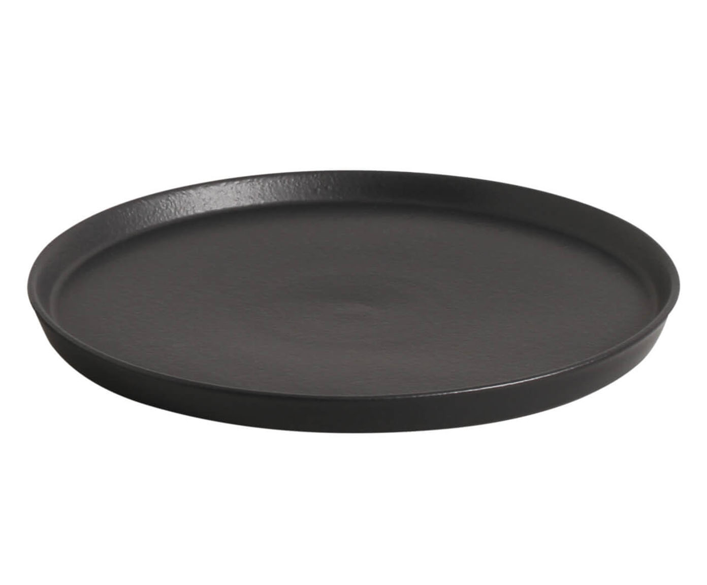 Jogo de Pratos de Sobremesa Neo Preto Matte - image 1