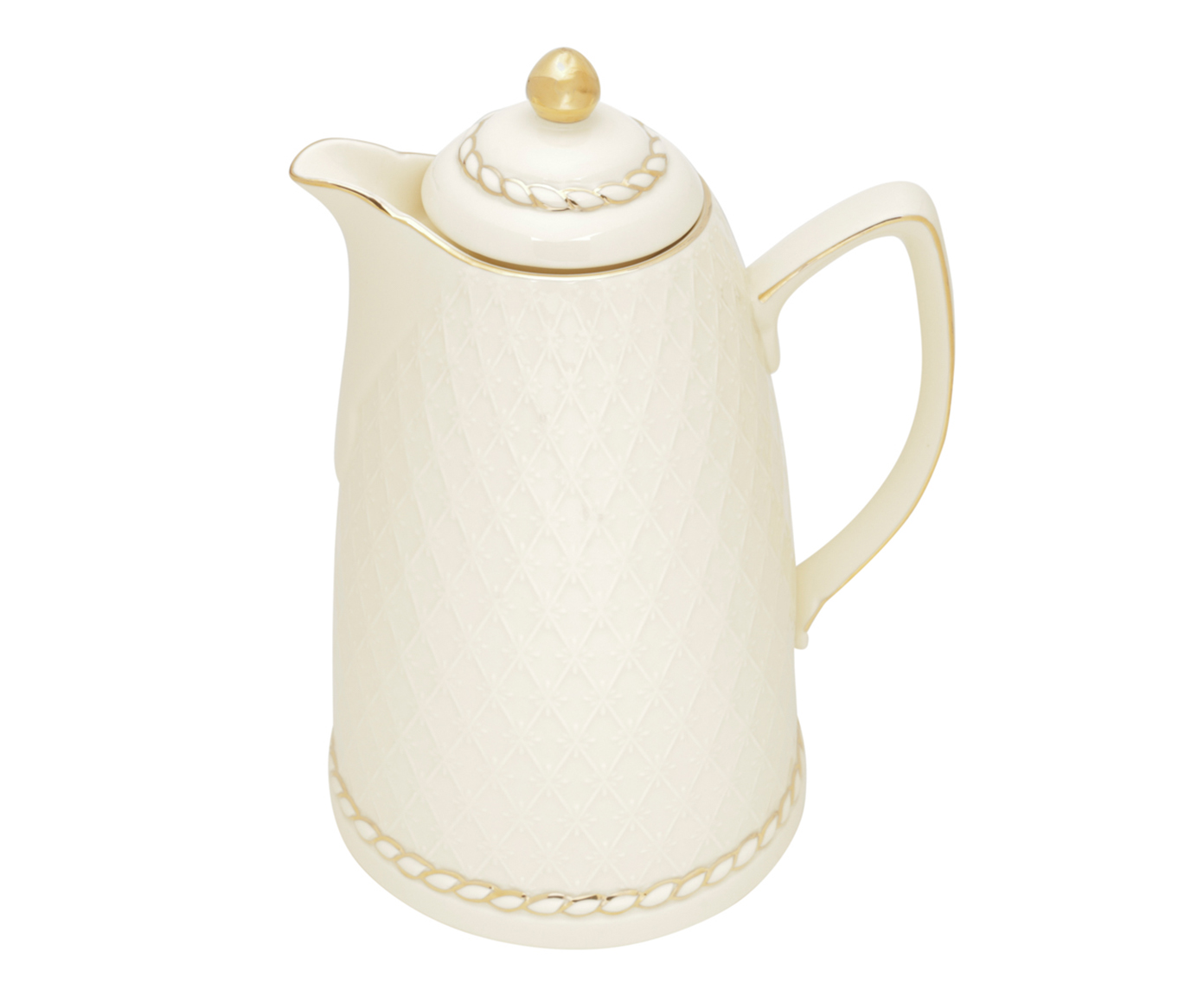 Garrafa T&eacute;rmica em Porcelana Lina Creme - image 0