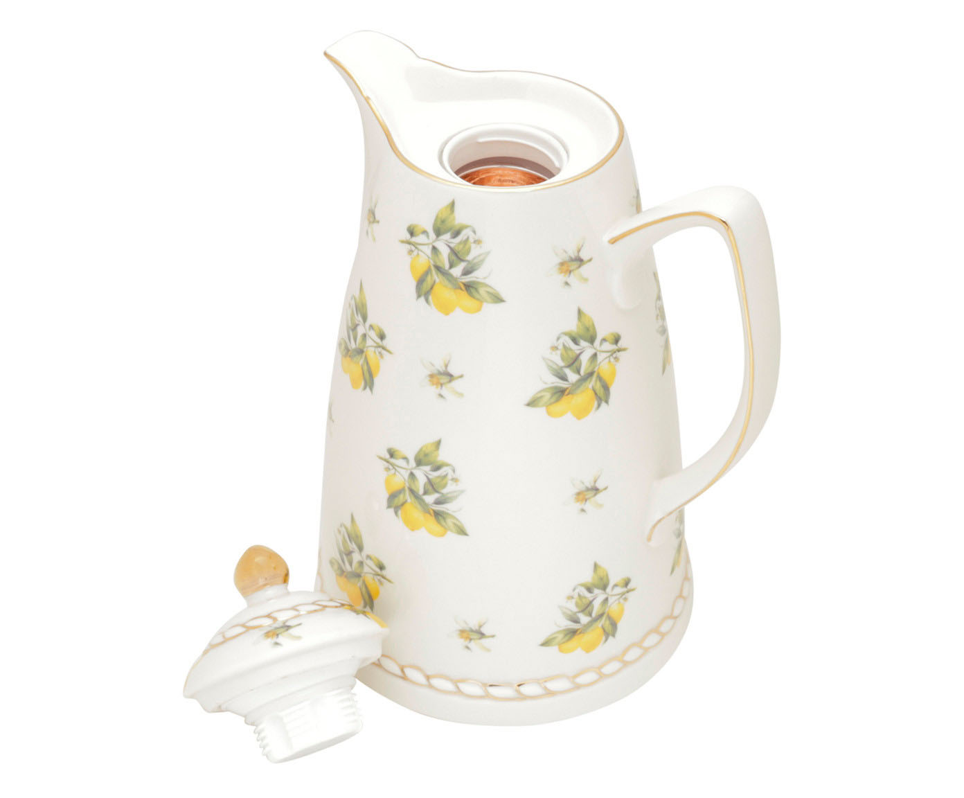 Garrafa T&eacute;rmica em Porcelana Lemon - Colorida - image 1