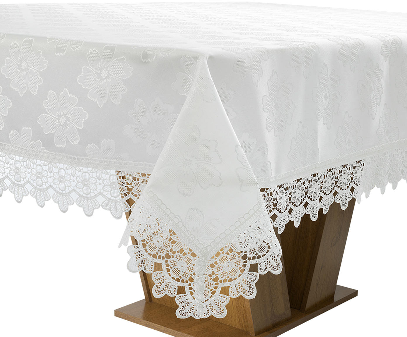 Toalha de Mesa Valentina Branco - image 0