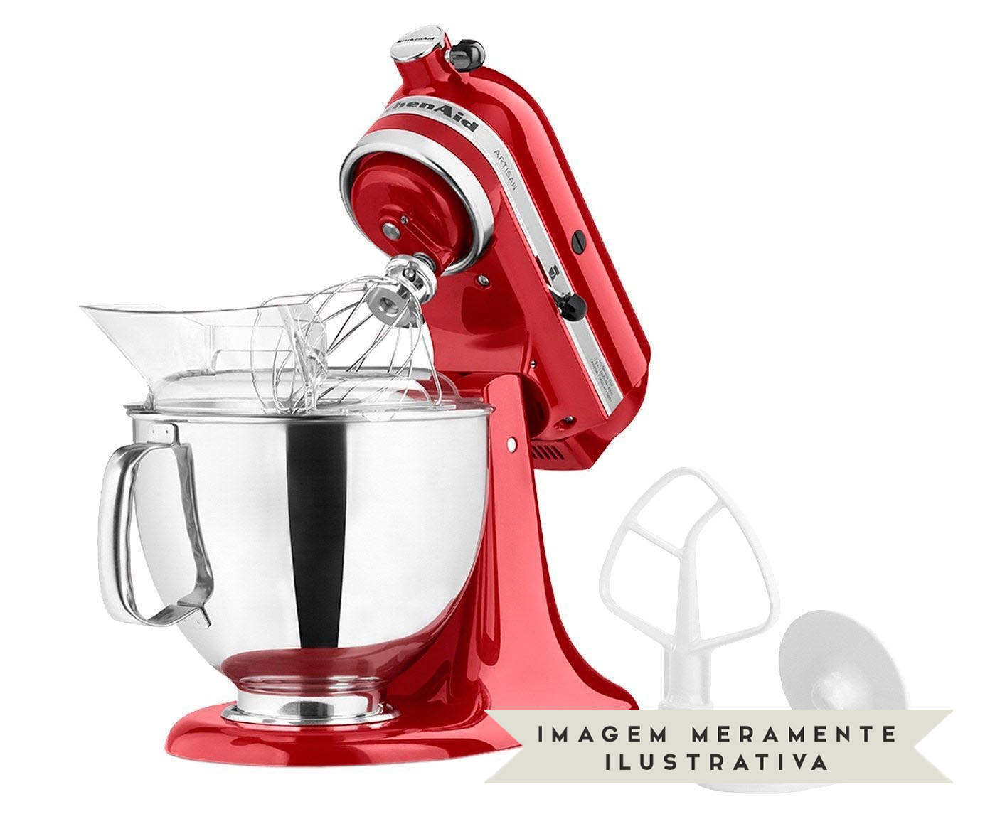 Batedeira Artisan Stand Mixer - Empire Red 110V - image 1