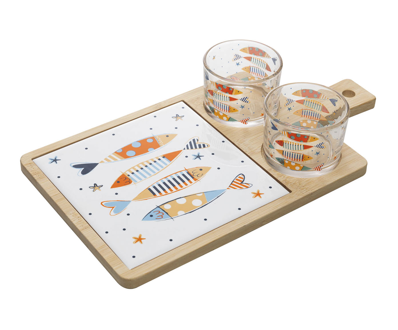 Jogo de Pestiqueiras com Bandeja e T&aacute;bua Iki - image 0
