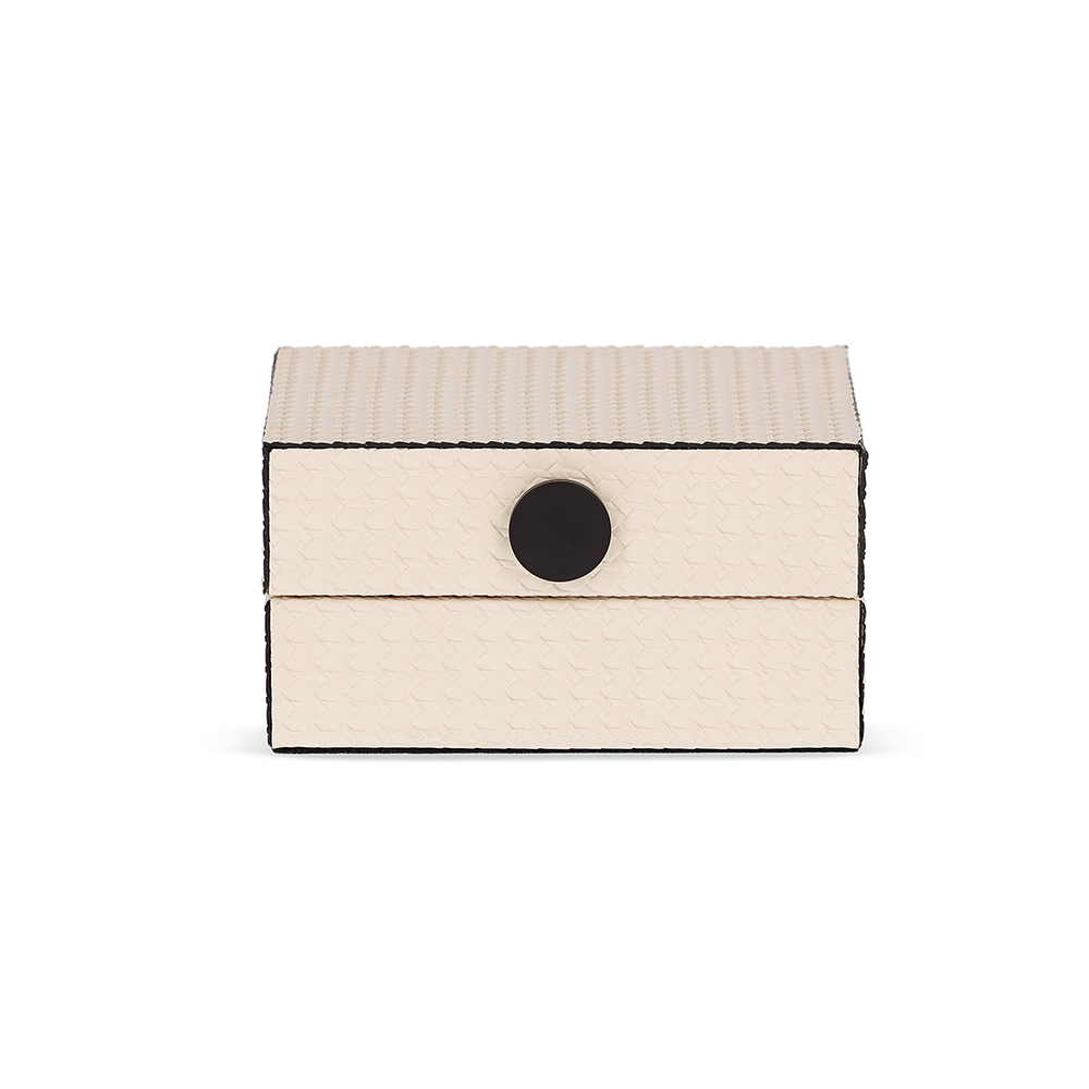 Caixa Decorativa Coraniv Off White - image 0