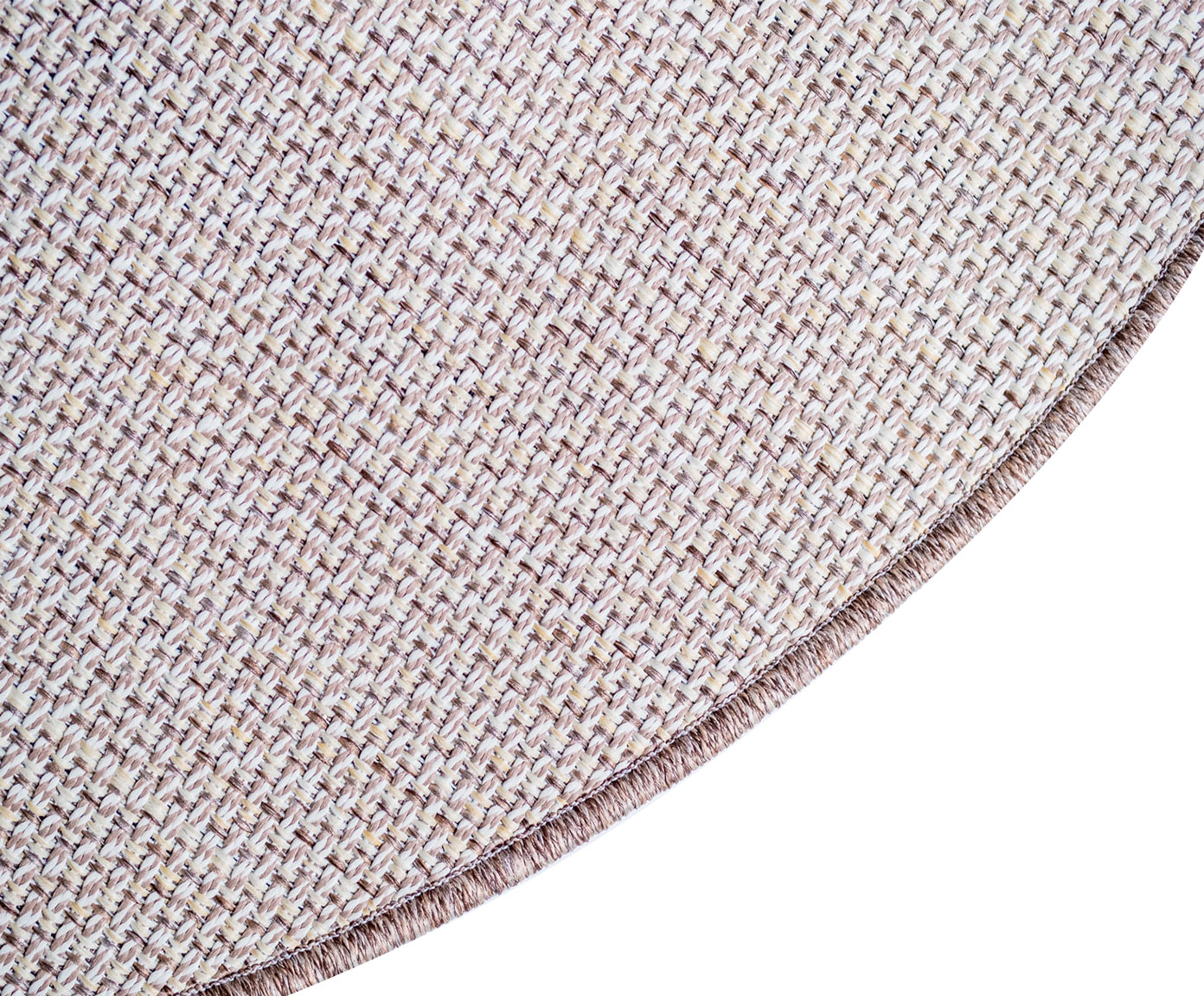 Tapete Redondo Artesanal Look Jacquard Brinco de Princesa image number 6