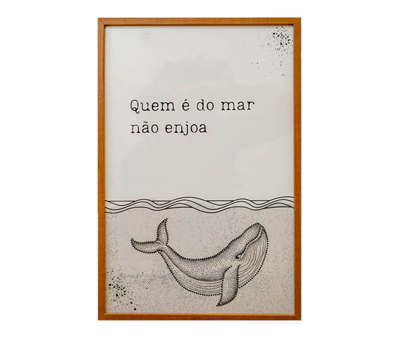 Quadro Mar Preto e Bege - image 0