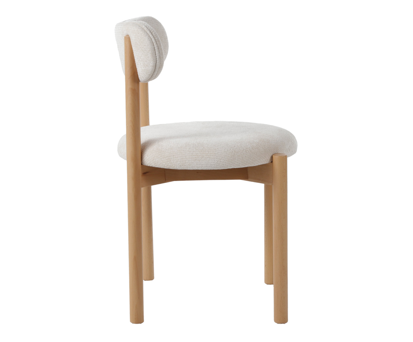 Cadeira Atria Natural e Off White image number 3