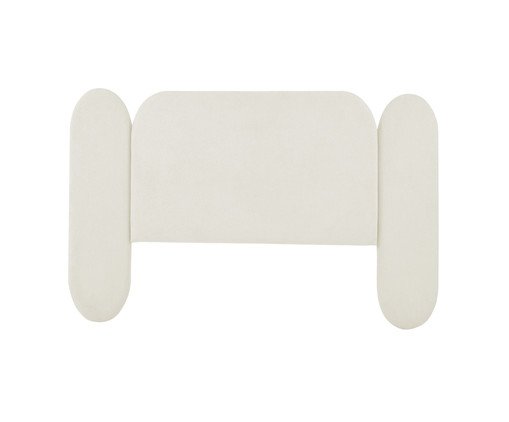 Cabeceira em Boucle Aveludado Arco Embrace OffWhite image number 8